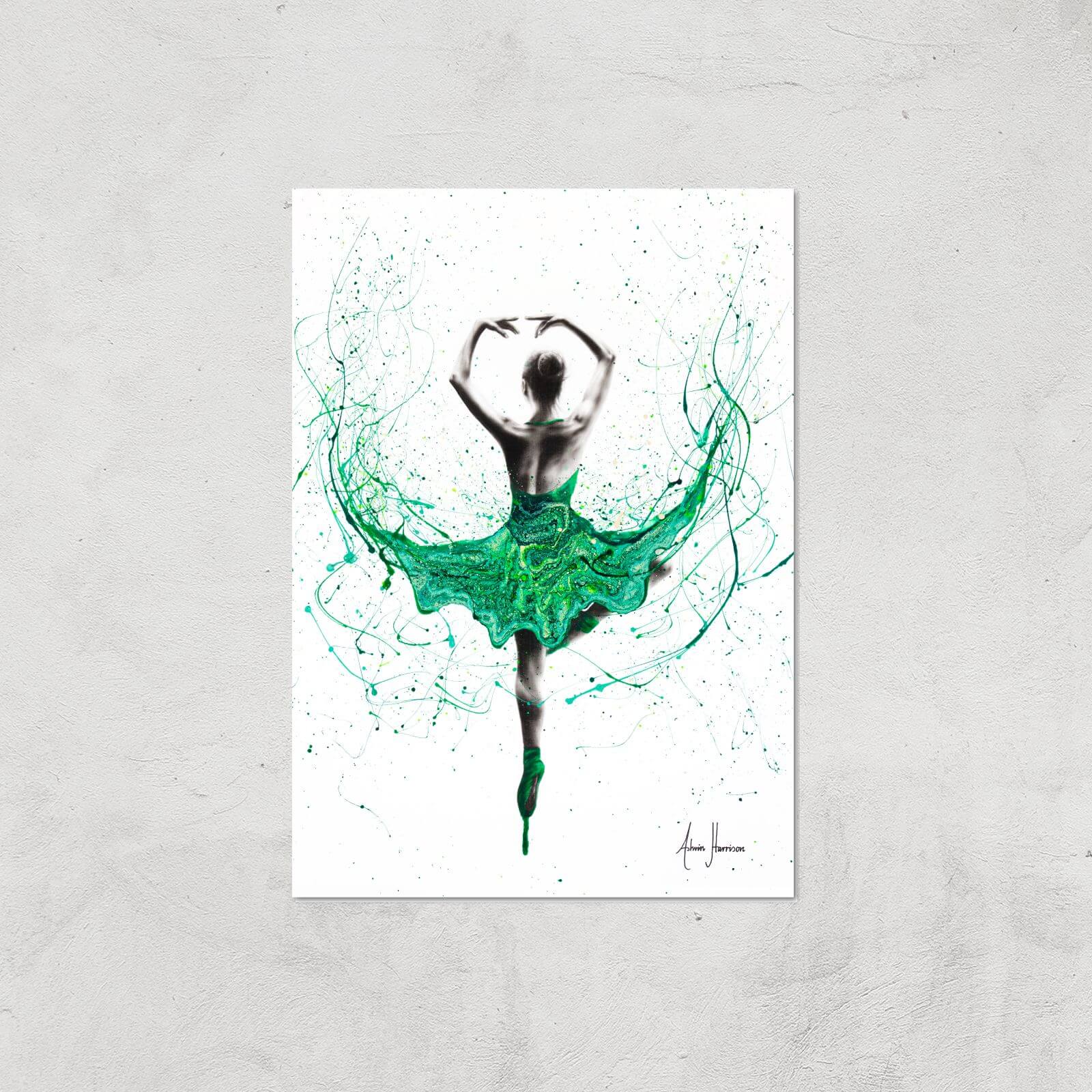 Emerald City Dancer Giclee Art Print - A4 - Print Only
