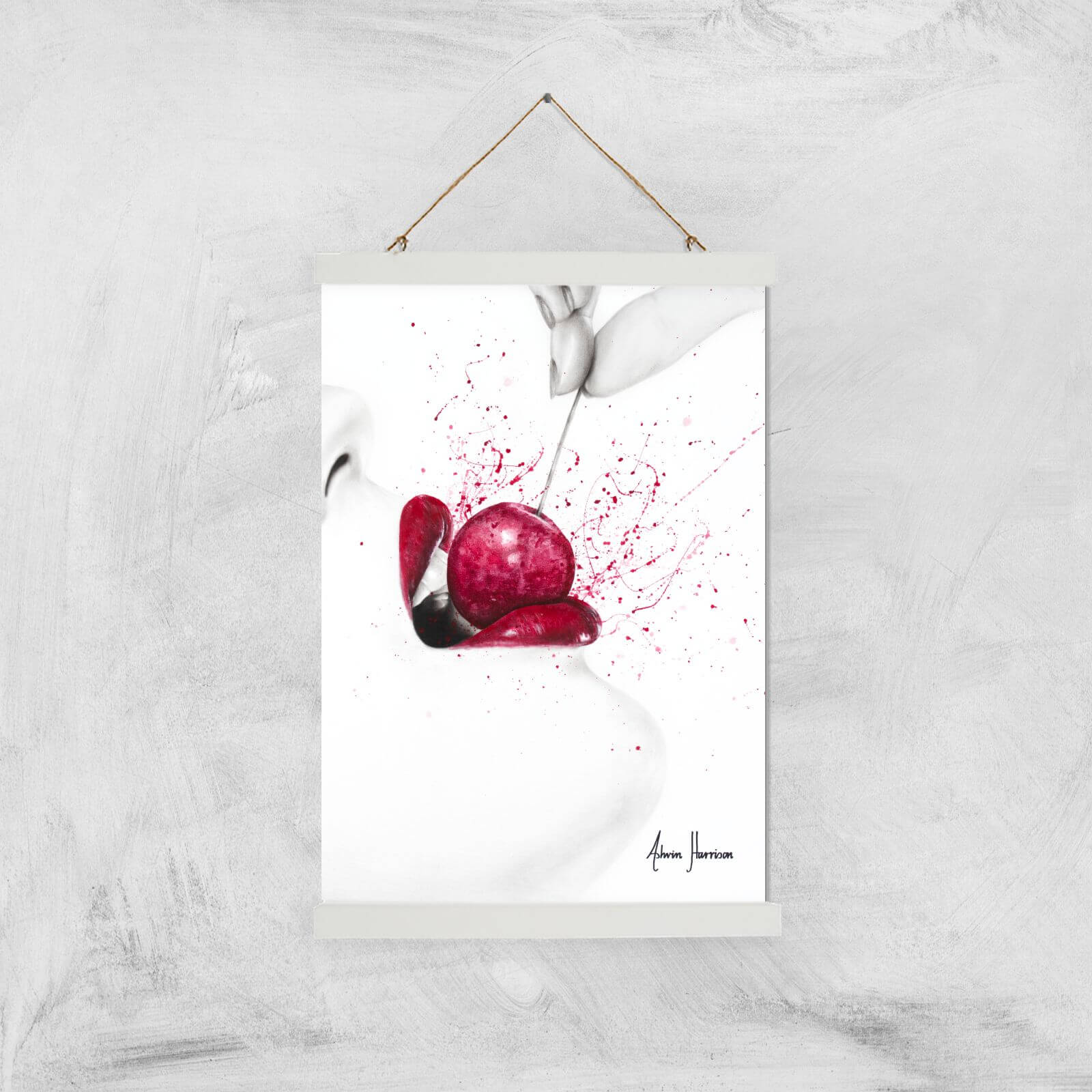 Little Sweet Cherry Giclee Art Print - A3 - White Hanger