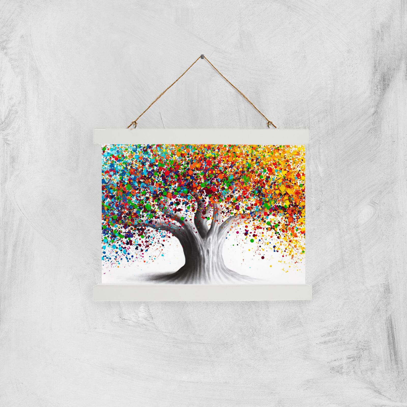 Bright Collective Tree Giclee Art Print - A4 - White Hanger