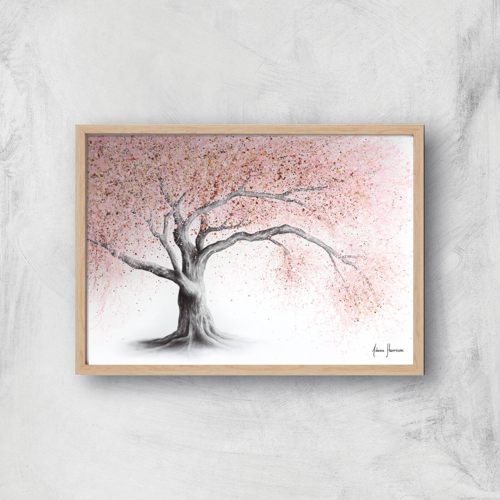 Forever Blossom Giclee Art Print - A3 - Wooden Frame