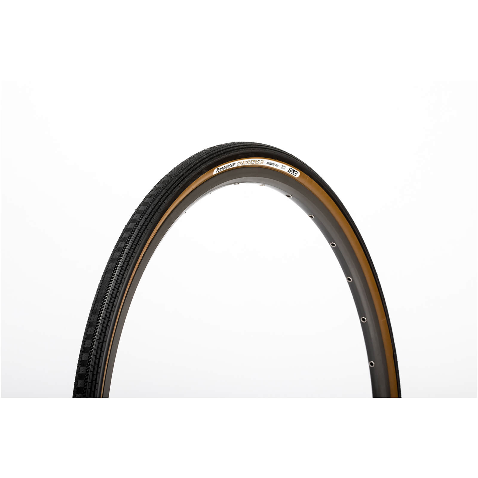 Panaracer Gravel King Semi Slick Gravel Tyre - 700 x 32c - black/brown