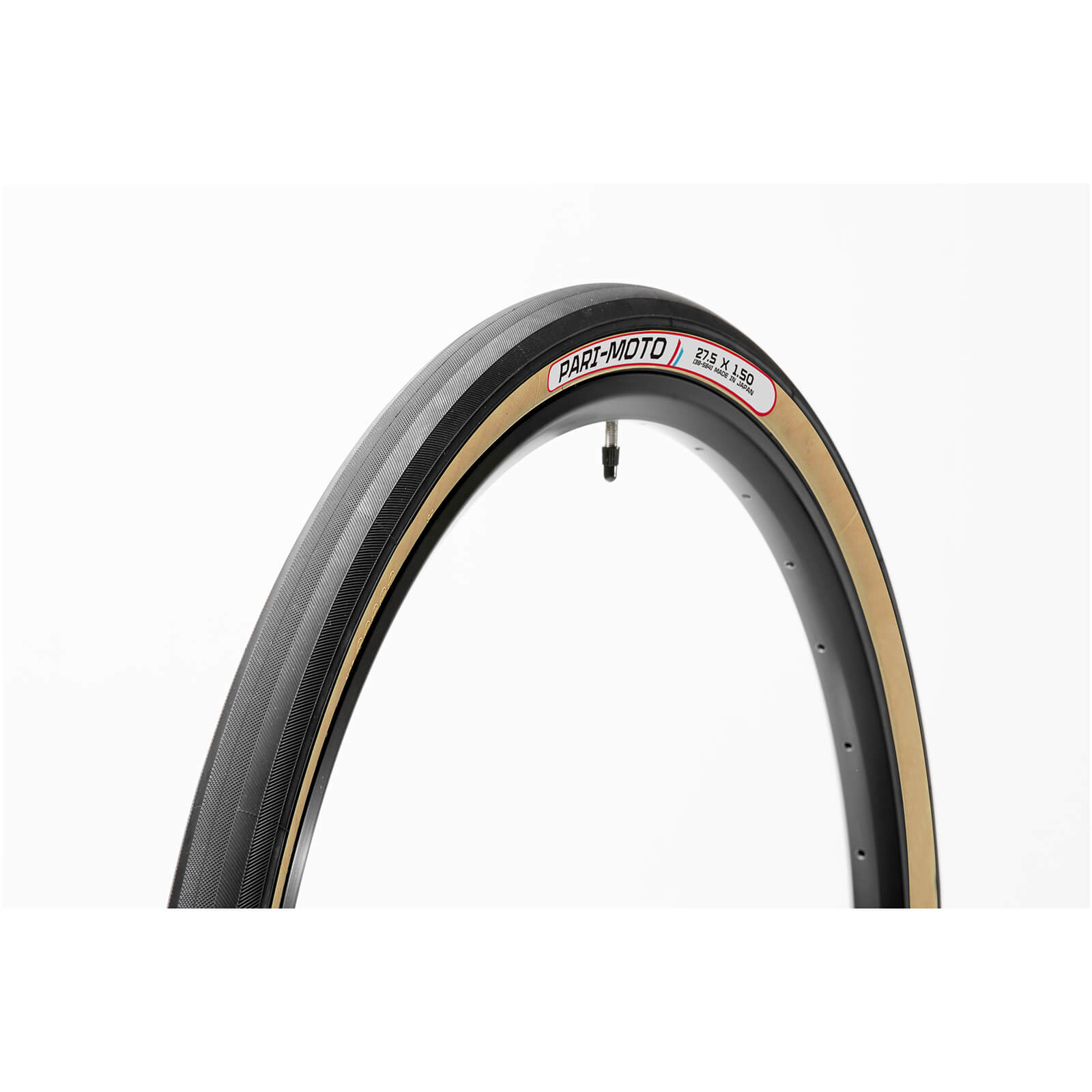 Panaracer Pari-Moto Pacenti Folding Gravel Tyre - 27.5 x 1.50 - Black/Amber