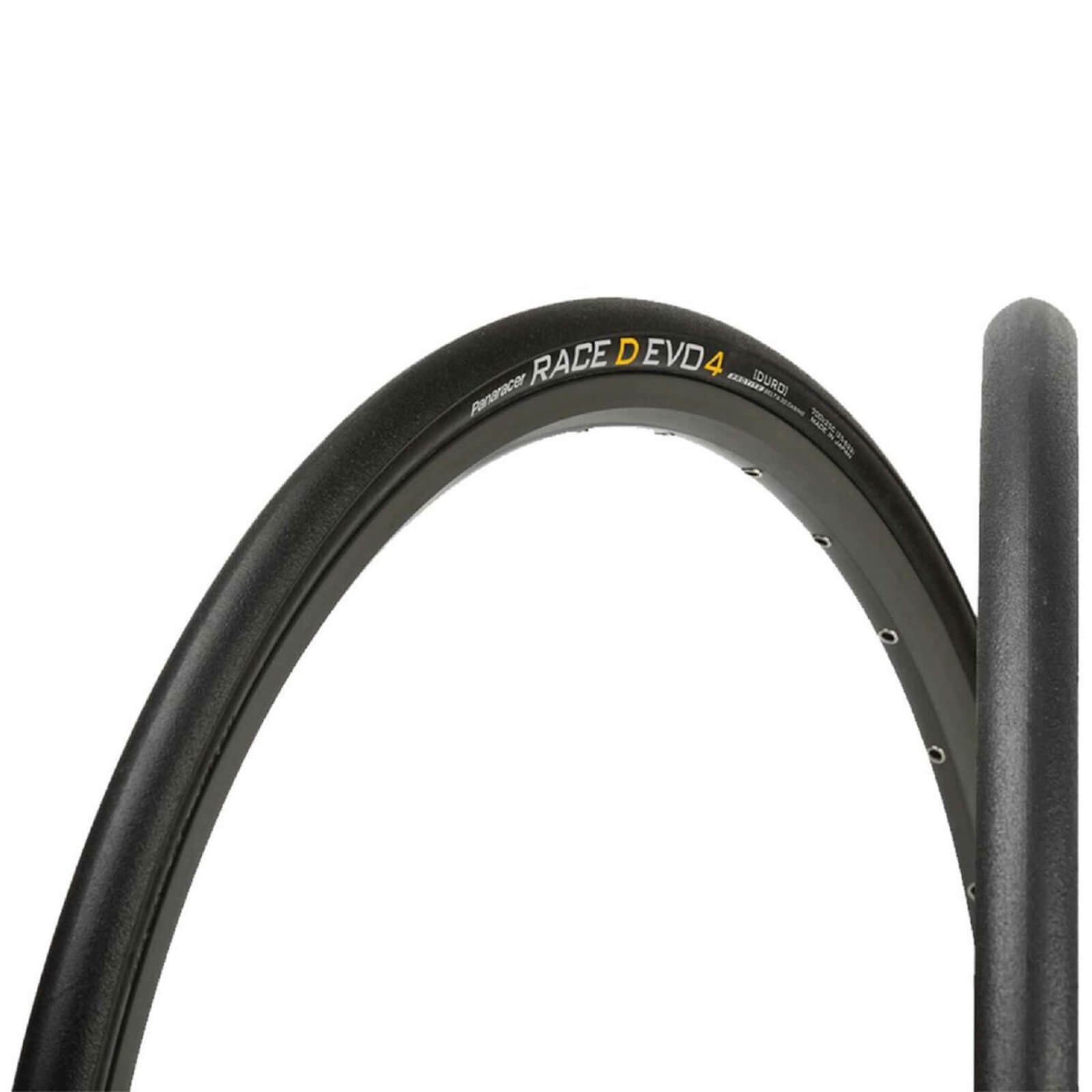 Panaracer Race D Evo 4 Folding Road Tire - 700 x 25C - black/brown