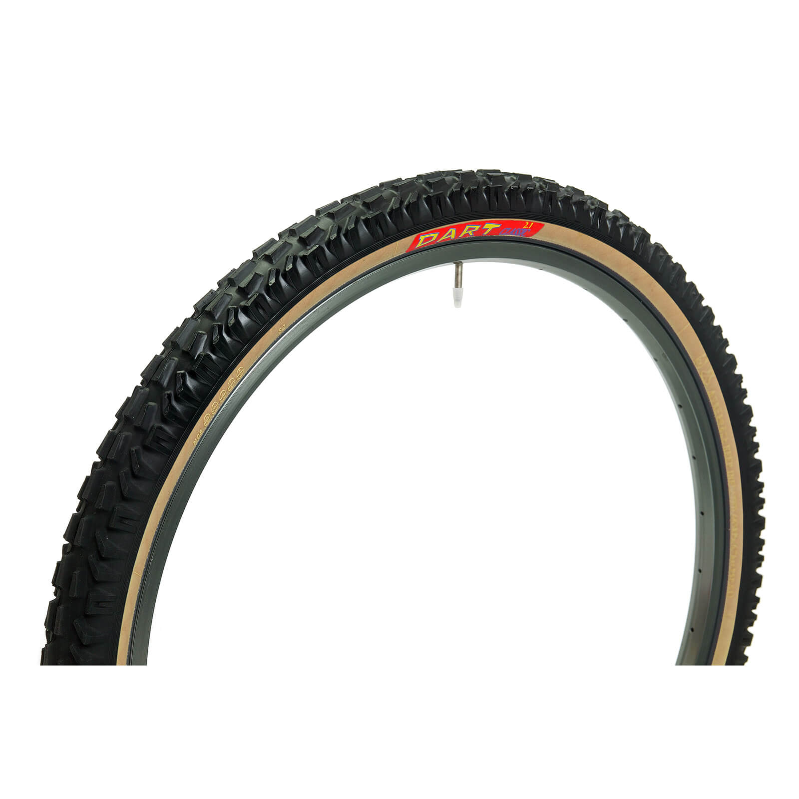 Panaracer Dart Classic Folding MTB Tyre - Black/Amber