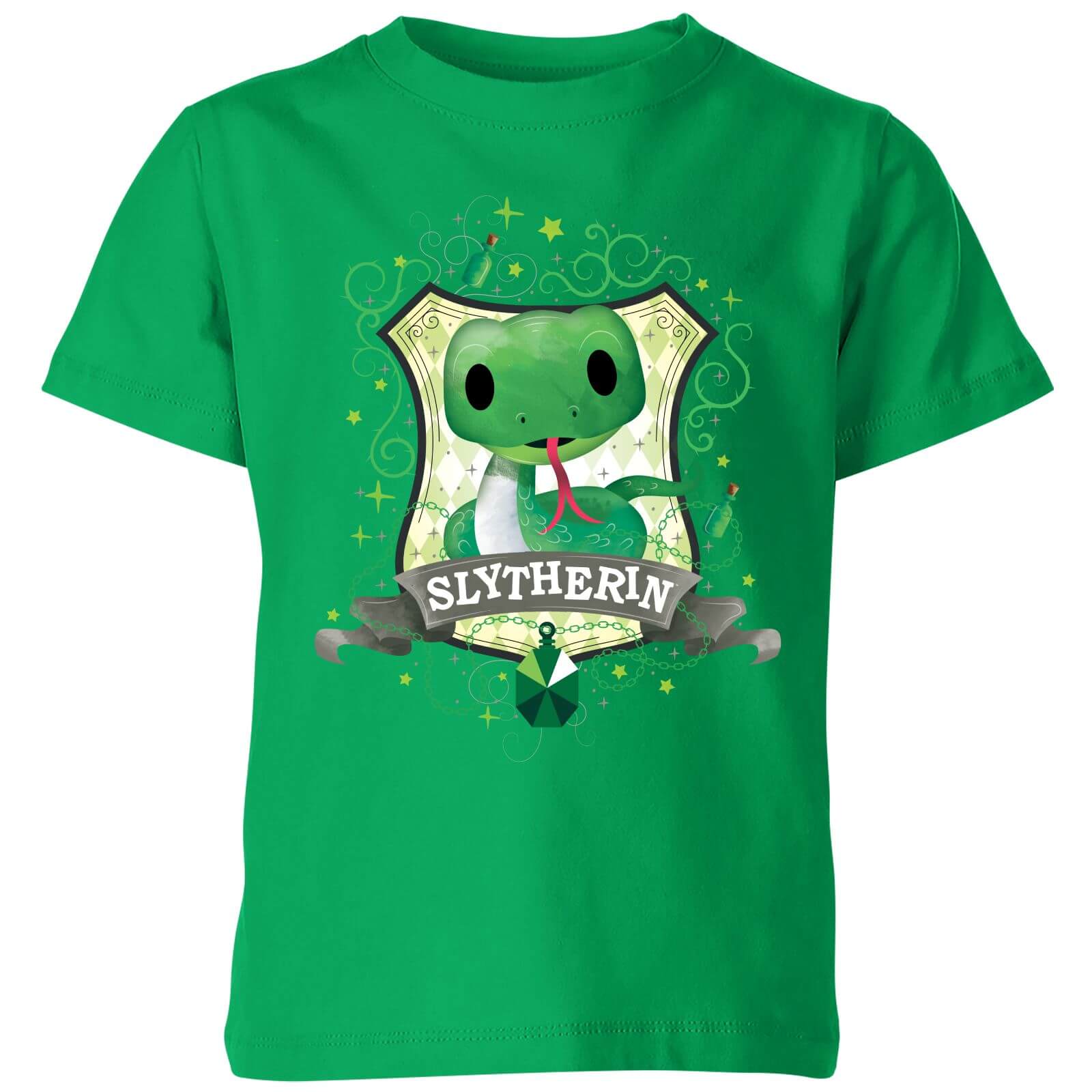 

Harry Potter Slytherin Kids' T-Shirt - Kelly Green - 5-6 ans