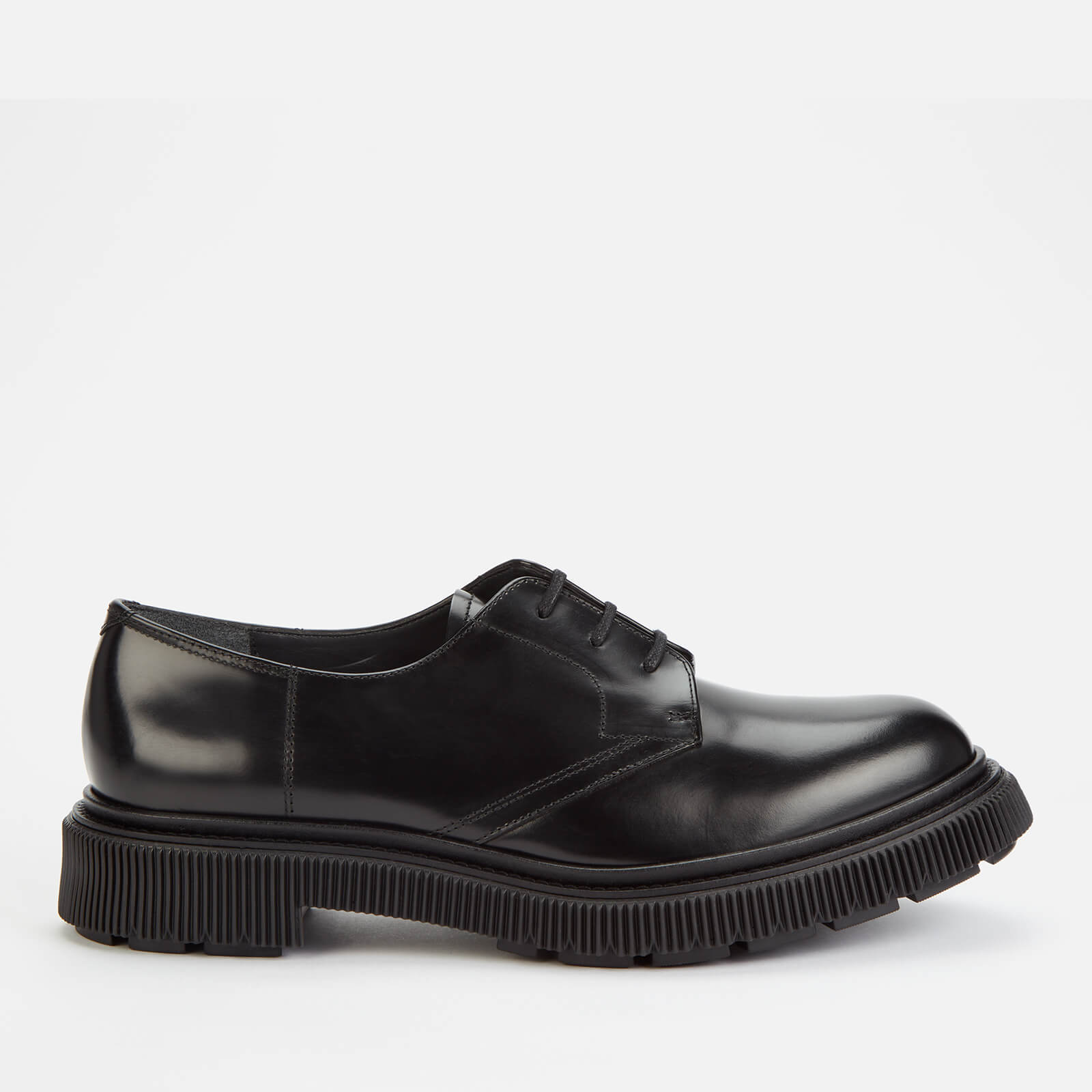 Adieu Men's Type 132 Leather Derby Shoes - Black - UK 7