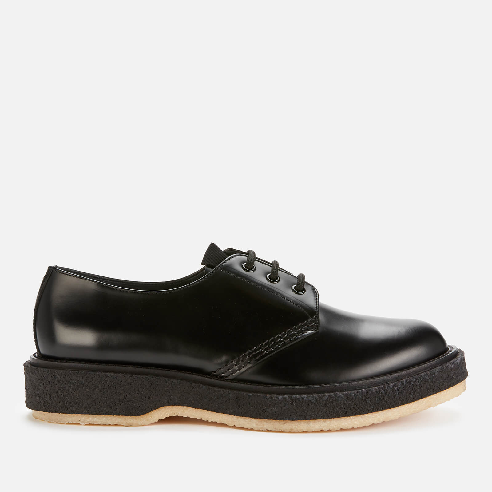 Adieu Men's X Etudes Type 130 Leather Crepe Sole Derby Shoes - Black - UK 11