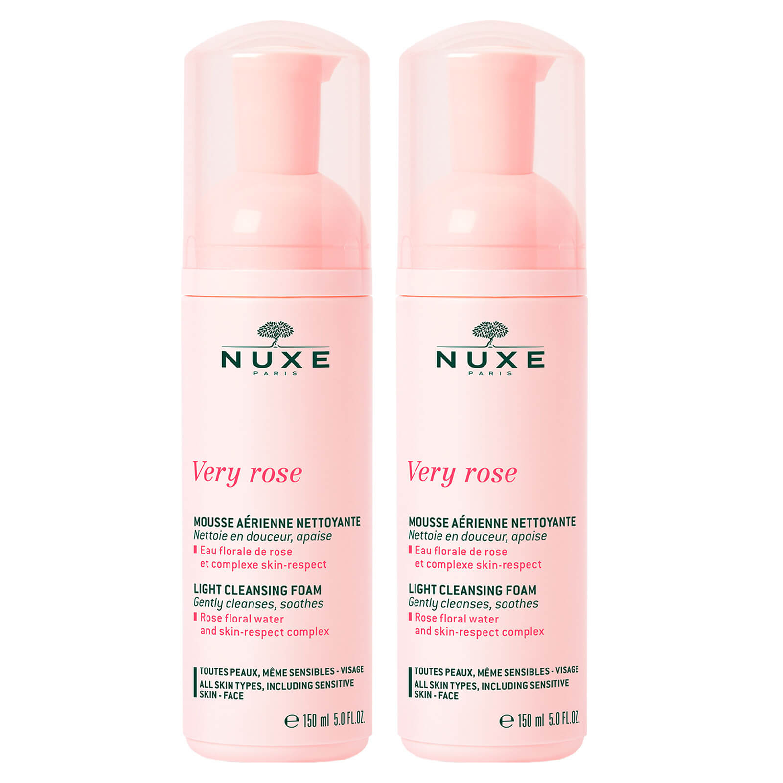 Nuxe Very Rose Air Cleansing Foam Duo