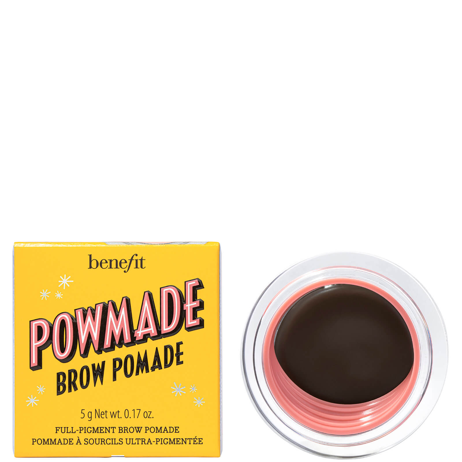 benefit Powmade Full Pigment Eyebrow Pomade 5g (Various Shades) - 4.5 Neutral Deep Brown