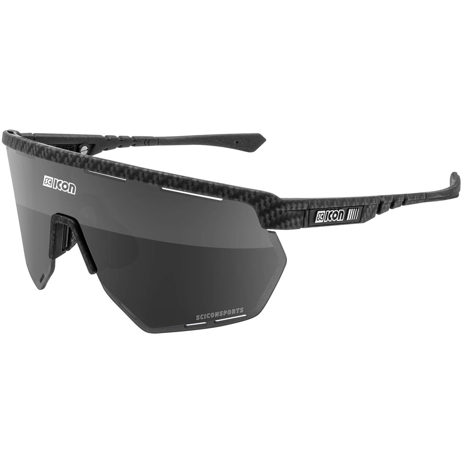 Scicon Aerowing Road Sunglasses - Carbon Matt/SCNPP Multimirror Silver