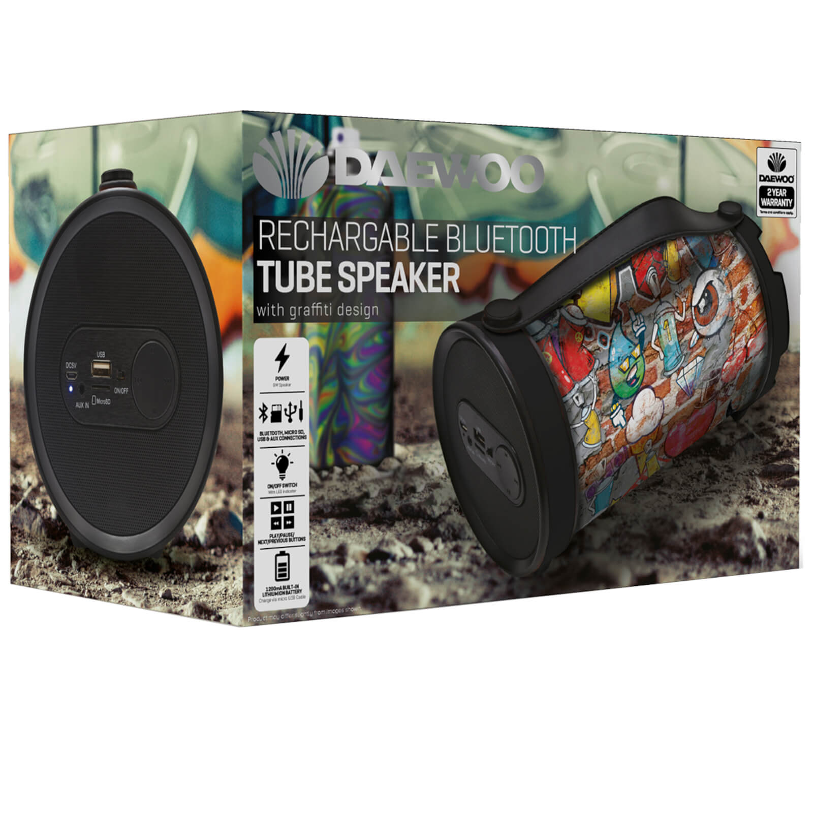 Daewoo Bluetooth Tube Speaker