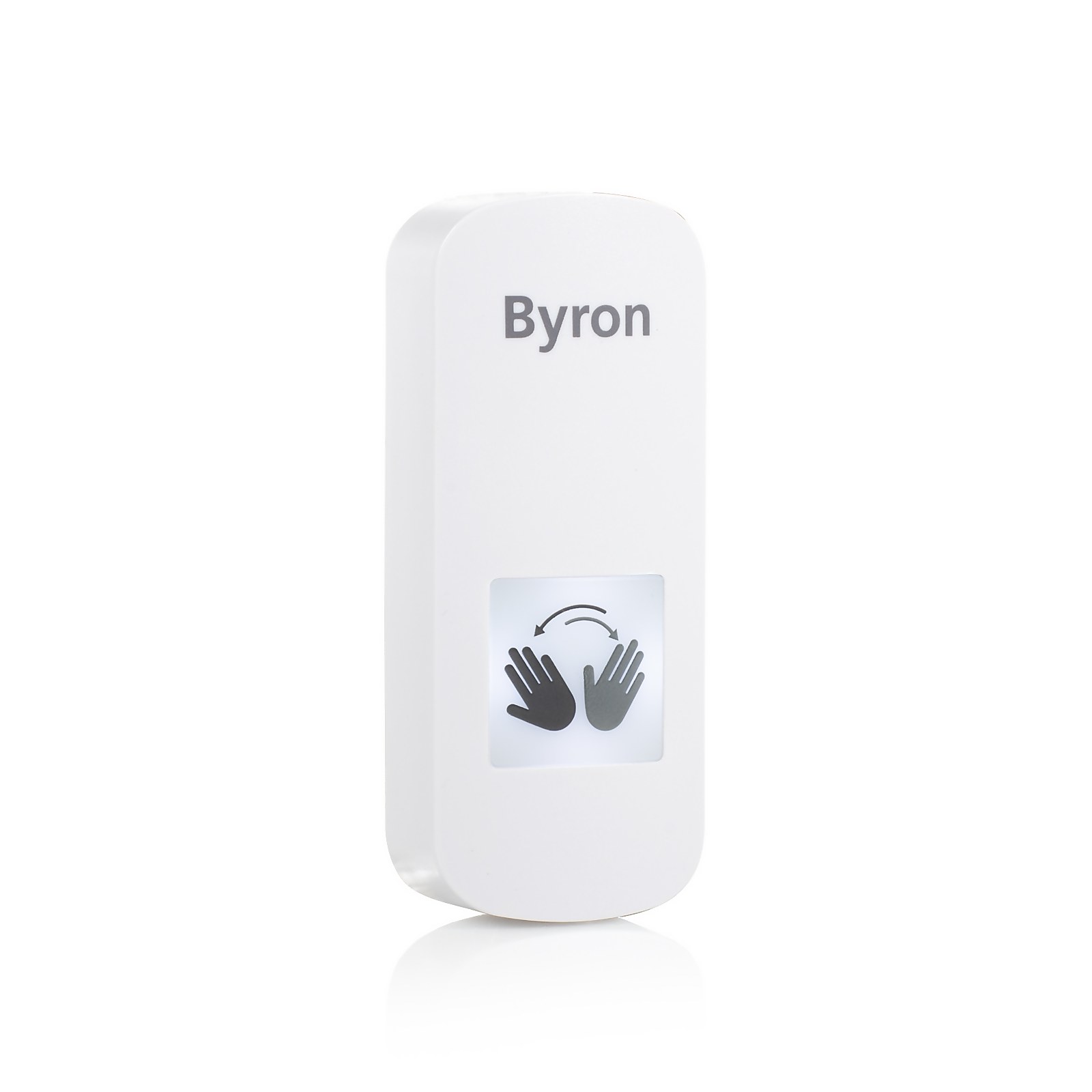 Photo of Byron Touch-free Push Button Doorbell With Wave Sensor - White