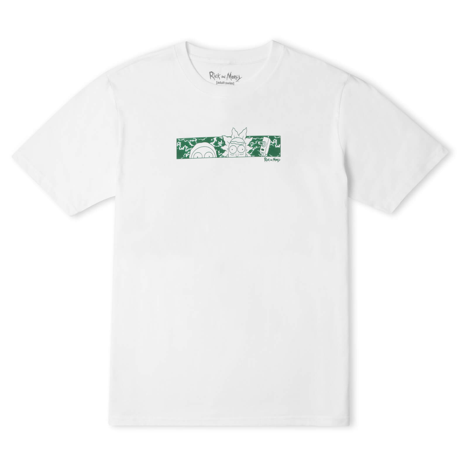 

Rick and Morty Portal Heads Oversized Heavyweight T-Shirt - White - M