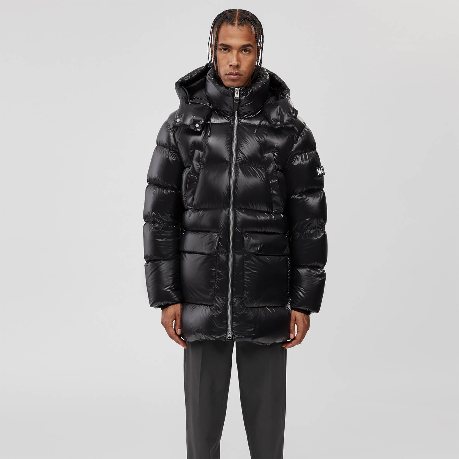 Mackage Men's Kendrick Down Puffer with Removable Hood - Black - 40/M