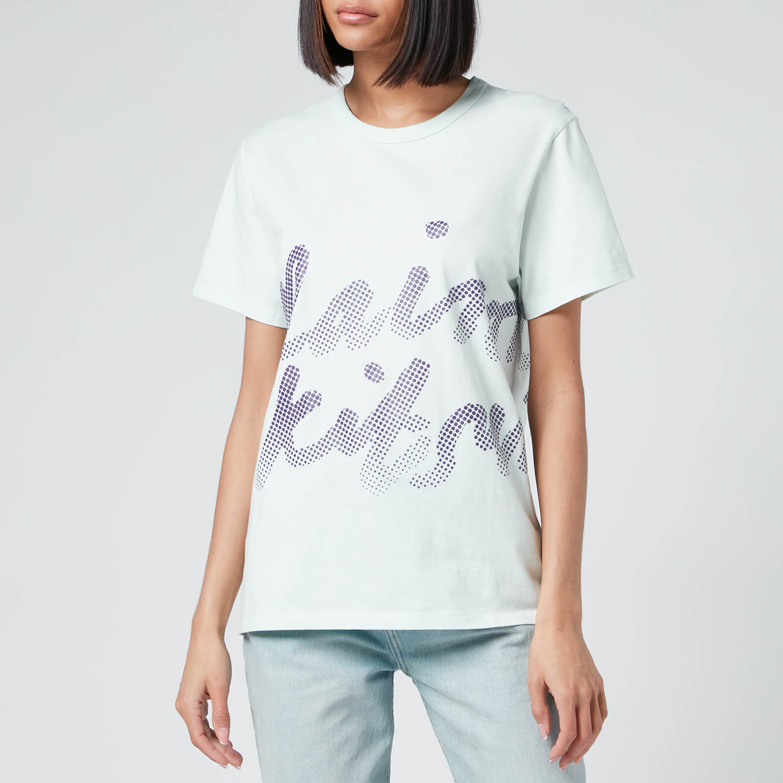 Maison Kitsuné Women's Handwriting Classic T-Shirt - Mint - L