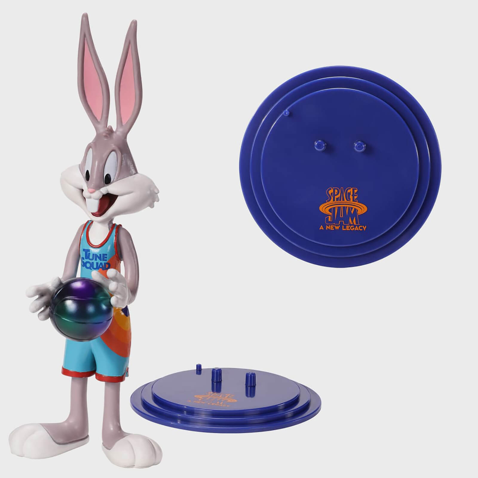 Noble Collection Space Jam: A New Legacy Bugs Bunny BendyFig 7.5 Inch Action Figure