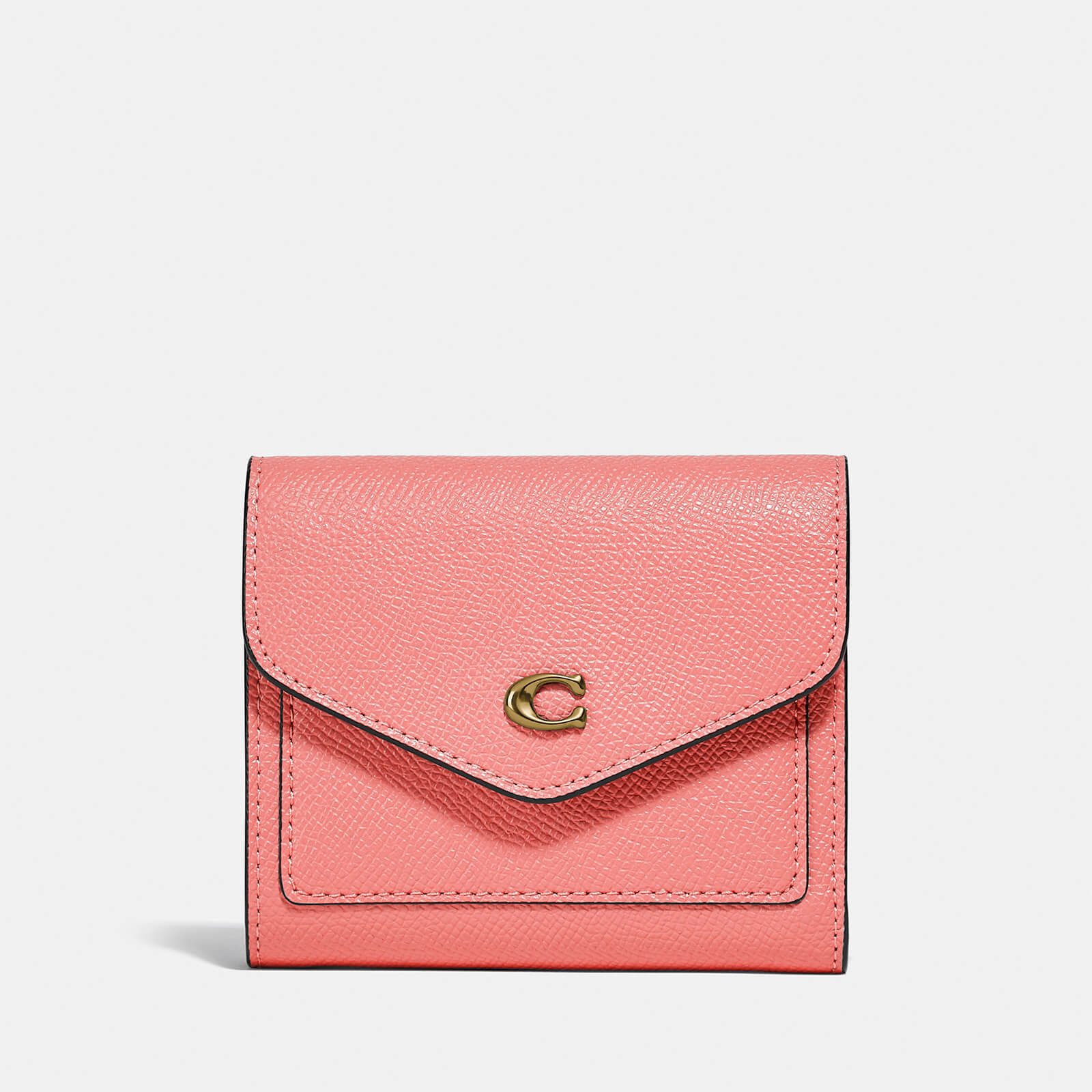 Coach Women's Crossgrain Leather Wyn Small Wallet - Candy Pink