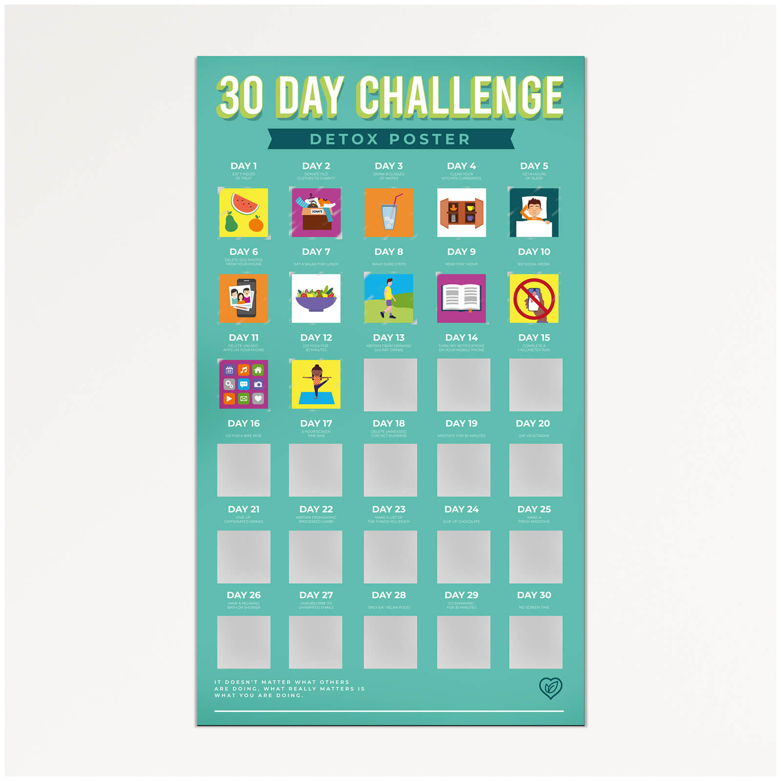 30 Day Challenge Posters - Detox