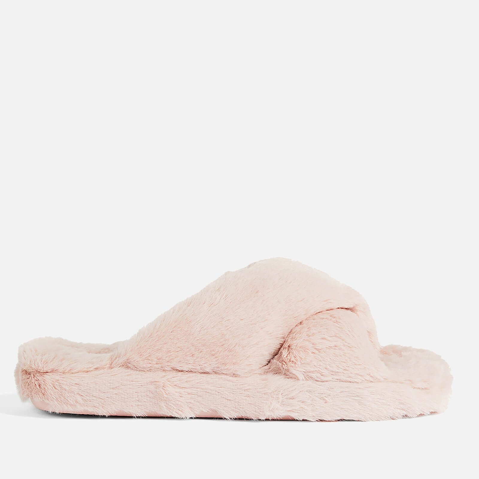 ted baker women's lopply cross front slippers - dusky pink - uk 3