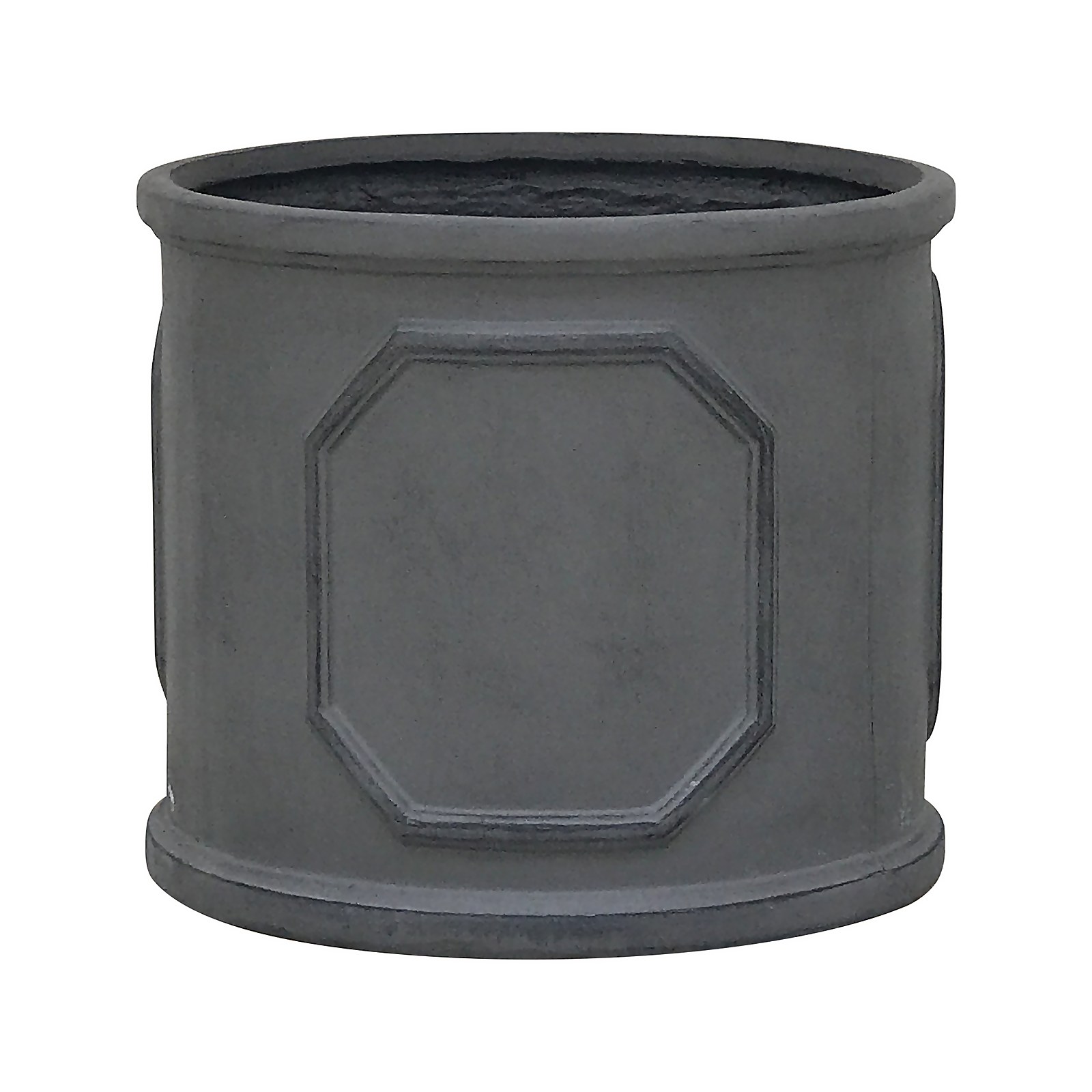 Photo of Mayfair Lead Cylinder Plant Pot - 32cm