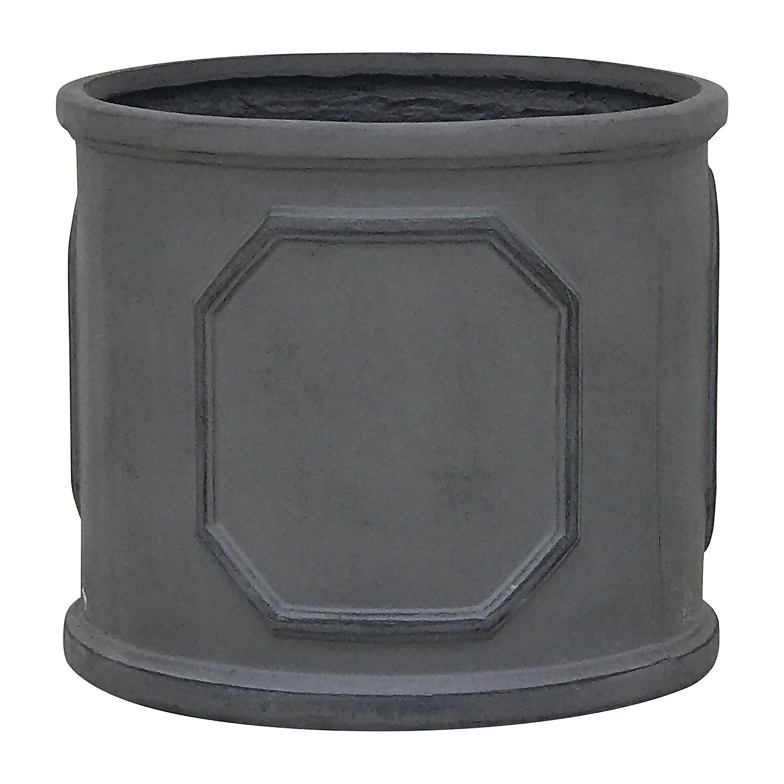 Photo of Mayfair Lead Cylinder Plant Pot - 38cm