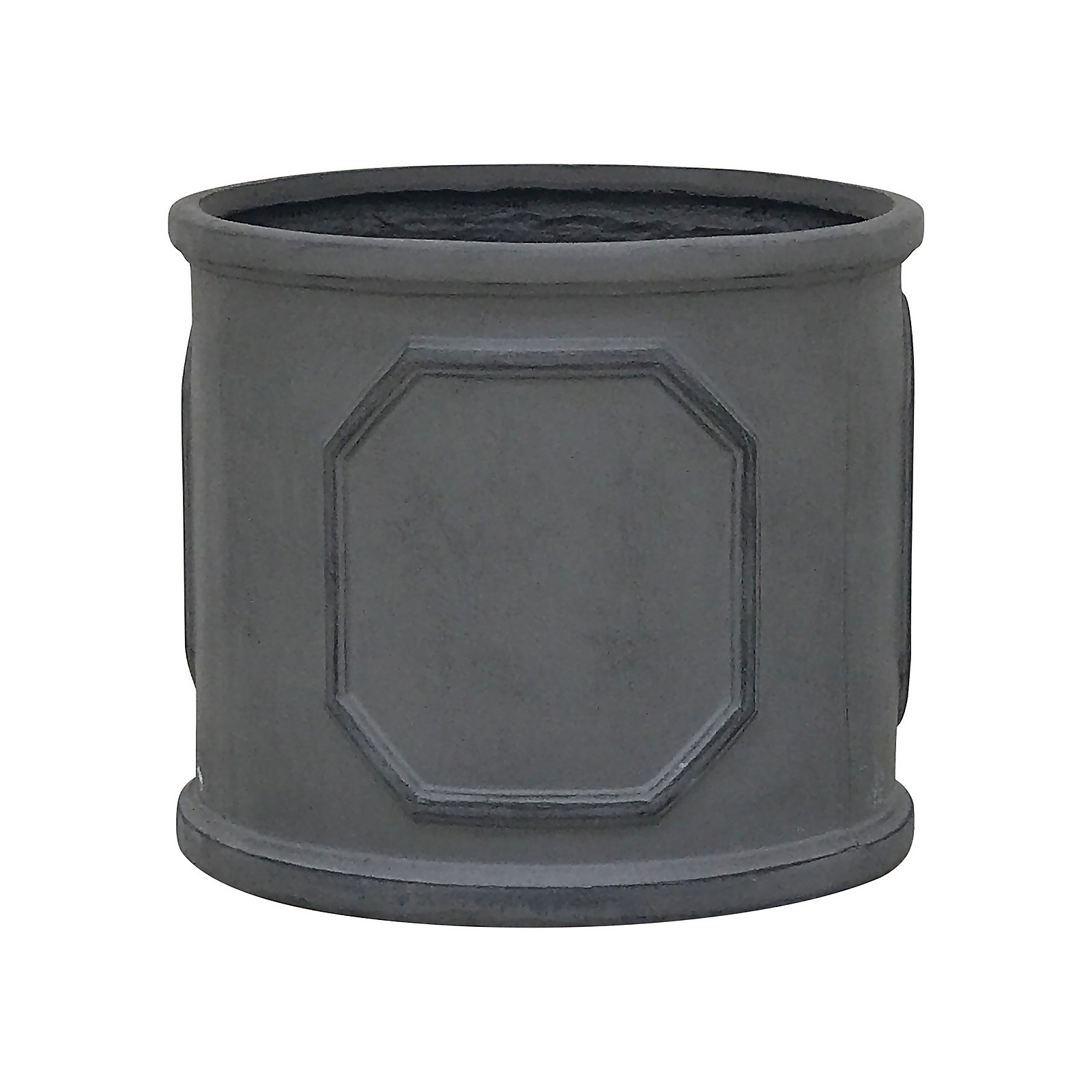 Photo of Mayfair Lead Cylinder Plant Pot - 27cm