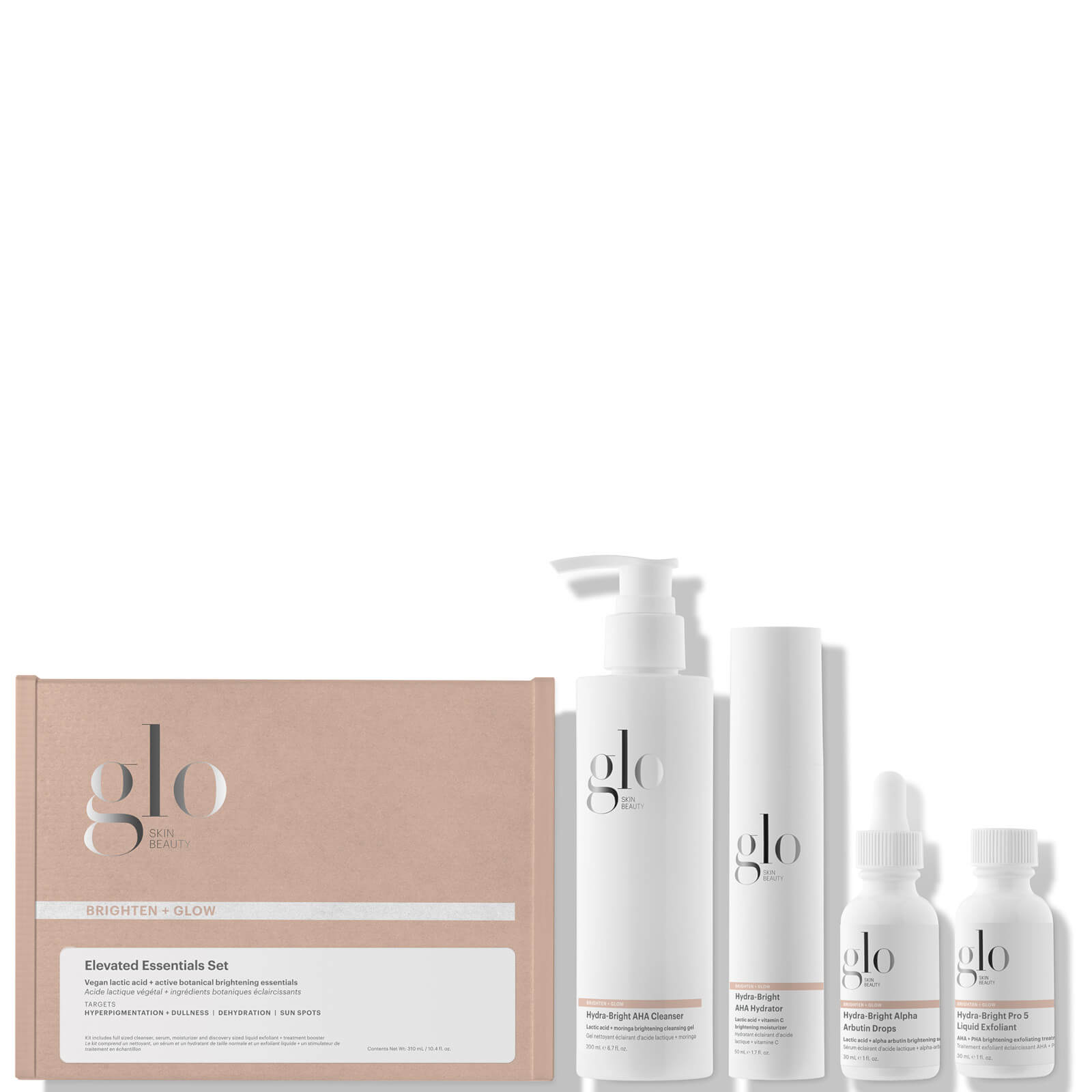 Glo Skin Beauty Brighten + Glow Elevated Essentials Set