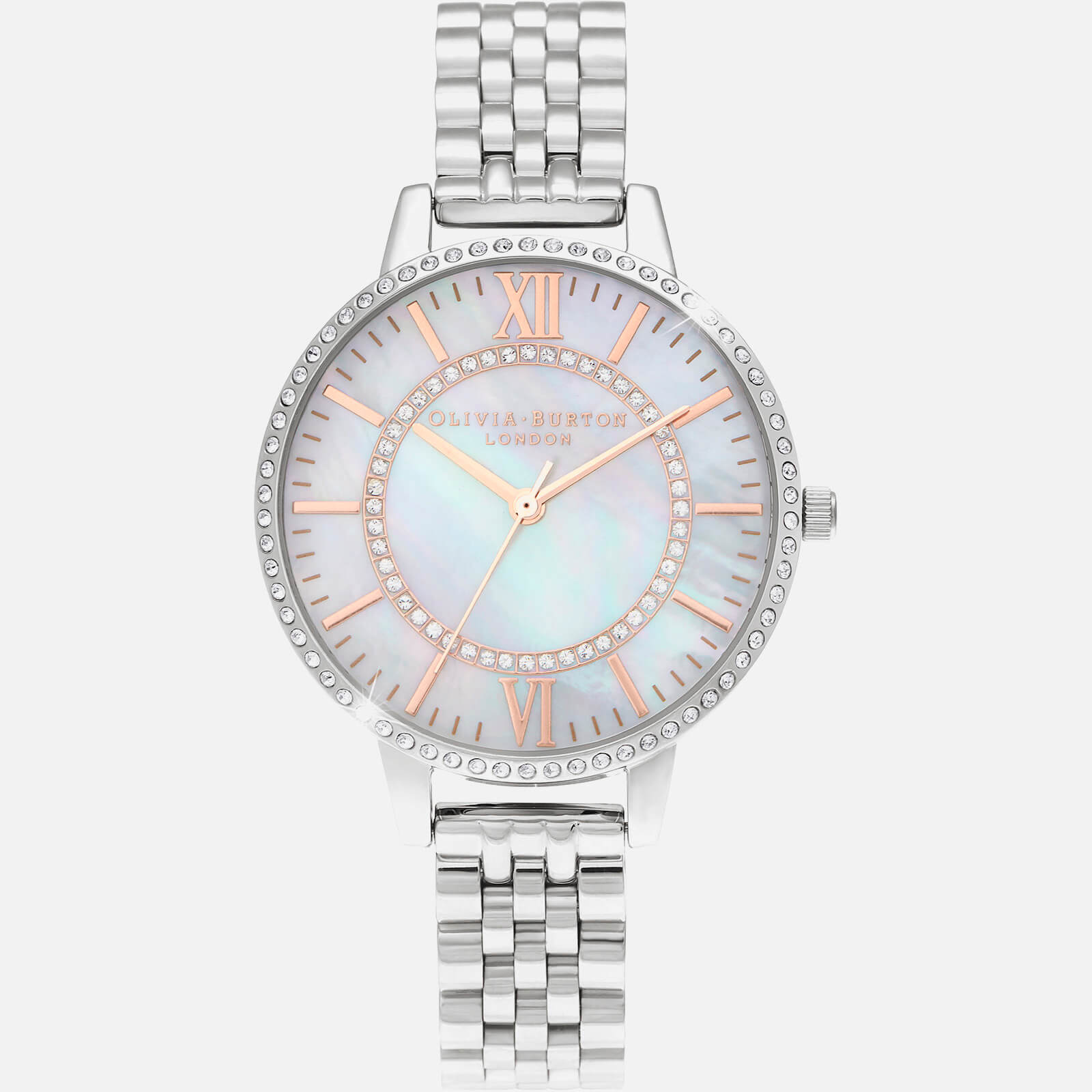 Olivia Burton Women's Wonderland Watch - White & Silver