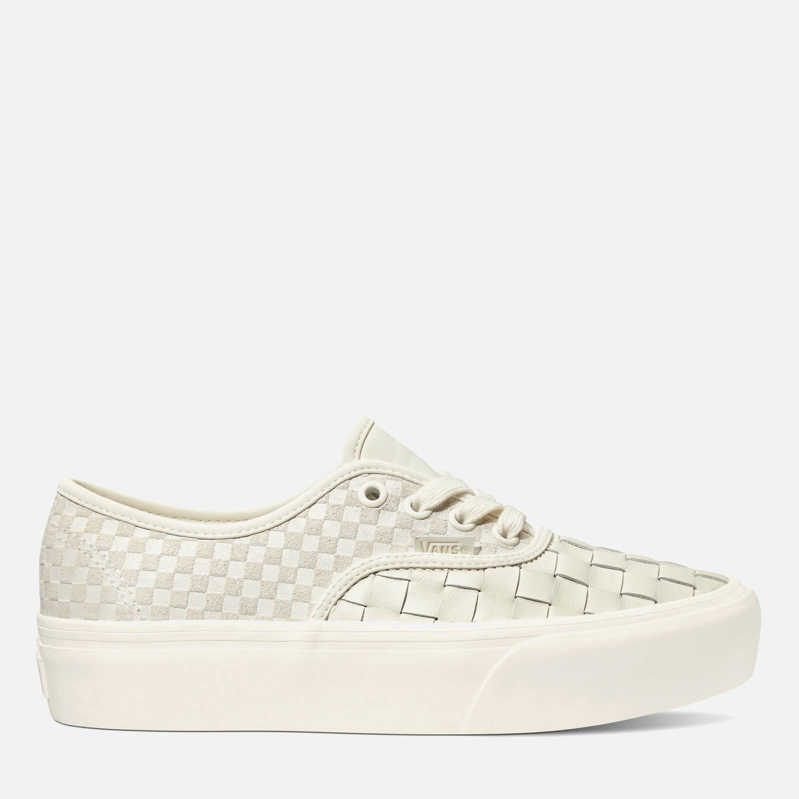 Vans Women's Woven Authentic Platform 2.0 Trainers - Blanc De Blanc - UK 8
