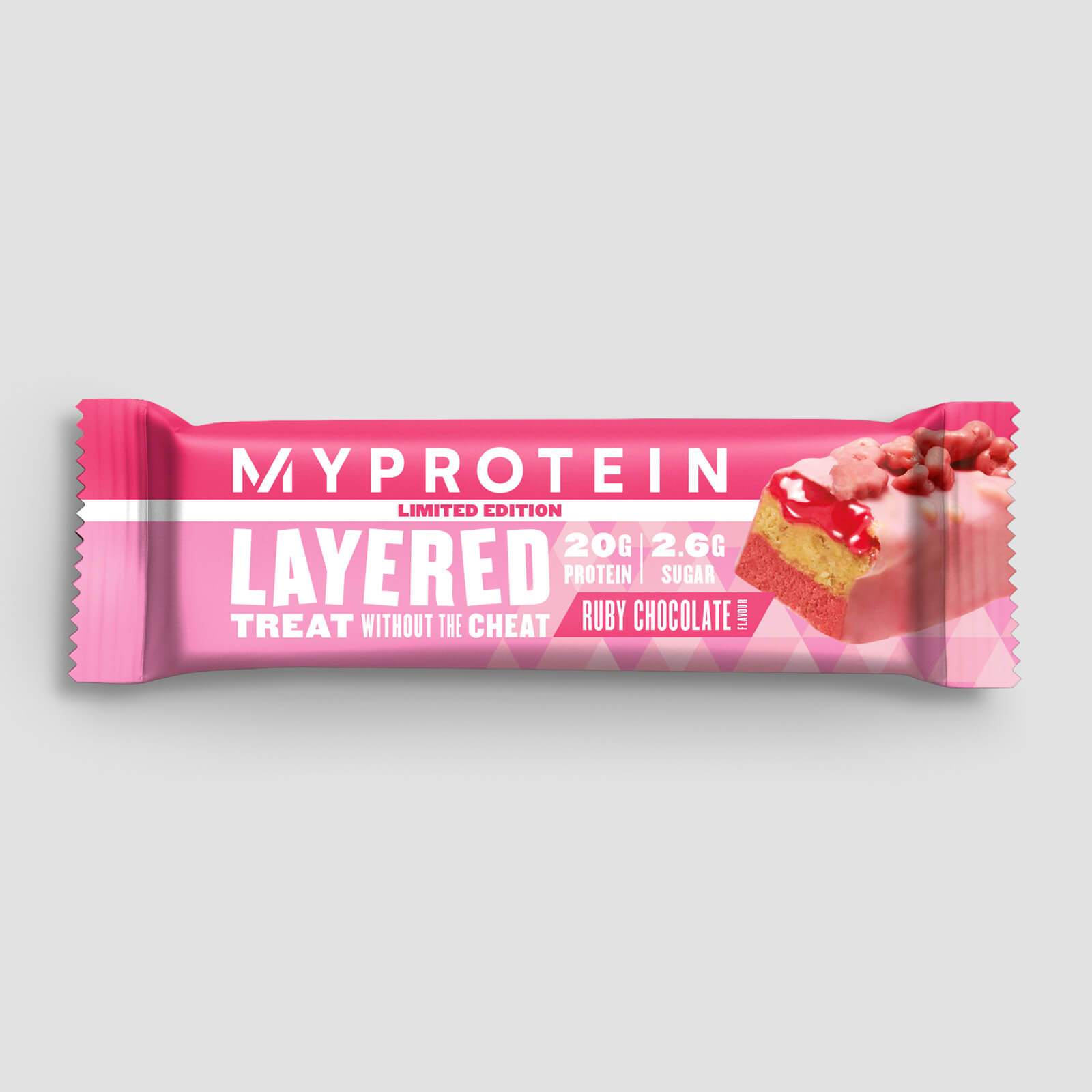 

Ruby Chocolate Layered Bar (Sample) - Ruby Chocolate