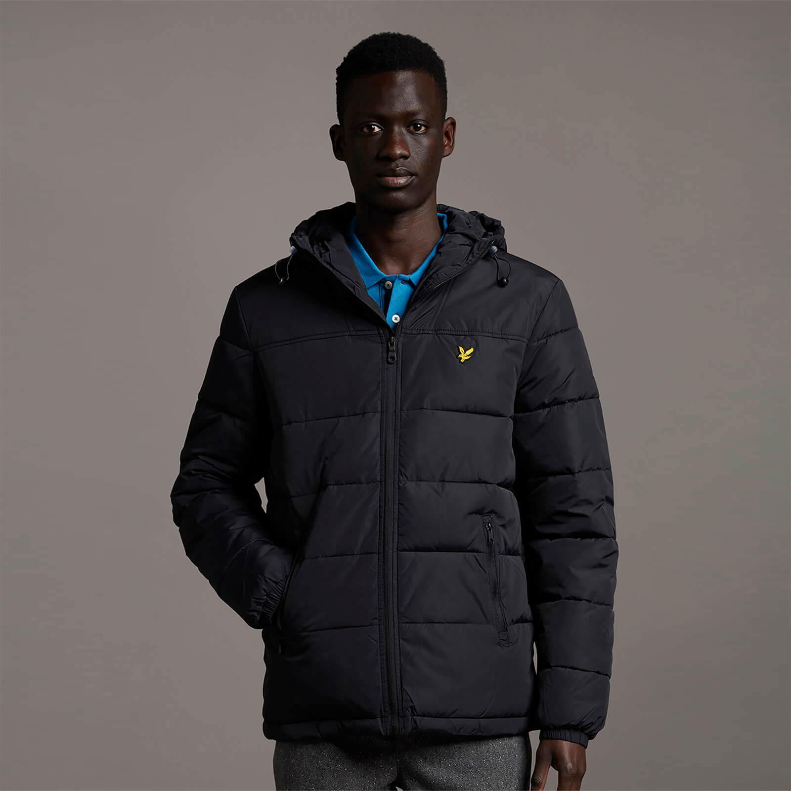 Wadded Jacket - Jet Black - XS