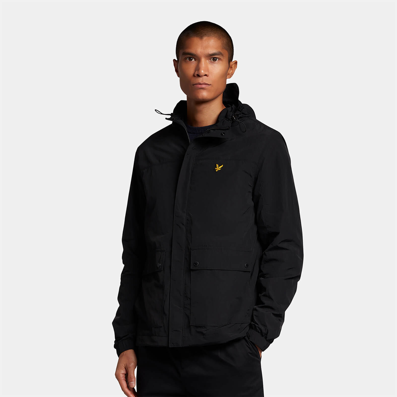 

Hooded Pocket Jacket - Jet Black - XL