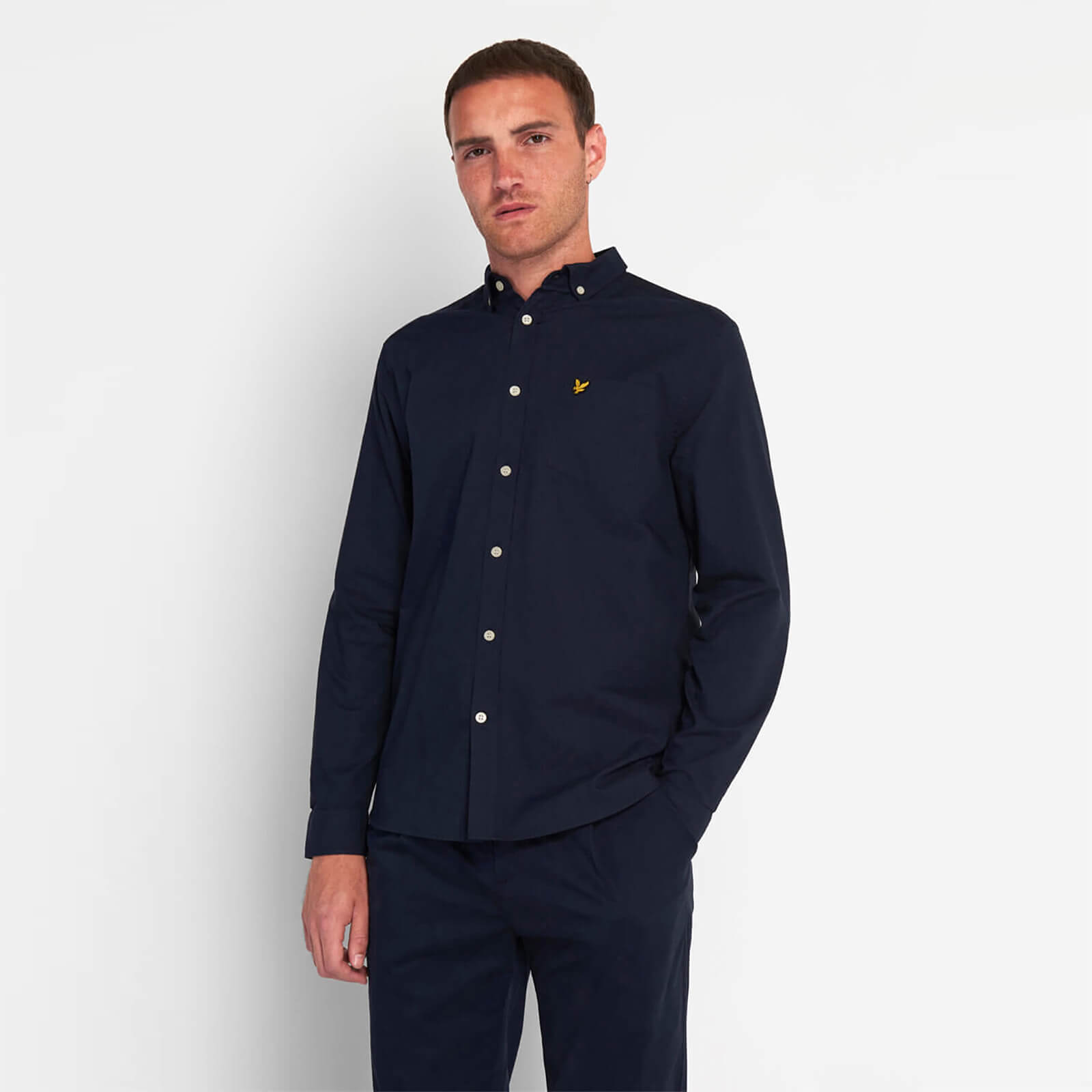 

Regular Fit Light Weight Oxford Shirt - Dark Navy - XXL
