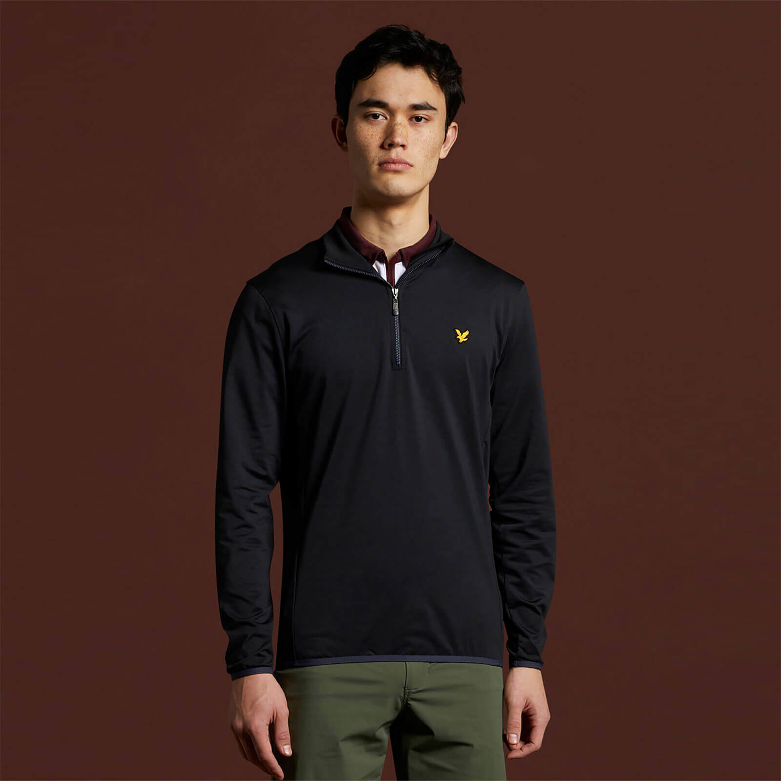 Tech 1/4 Zip Midlayer - True Black - XL
