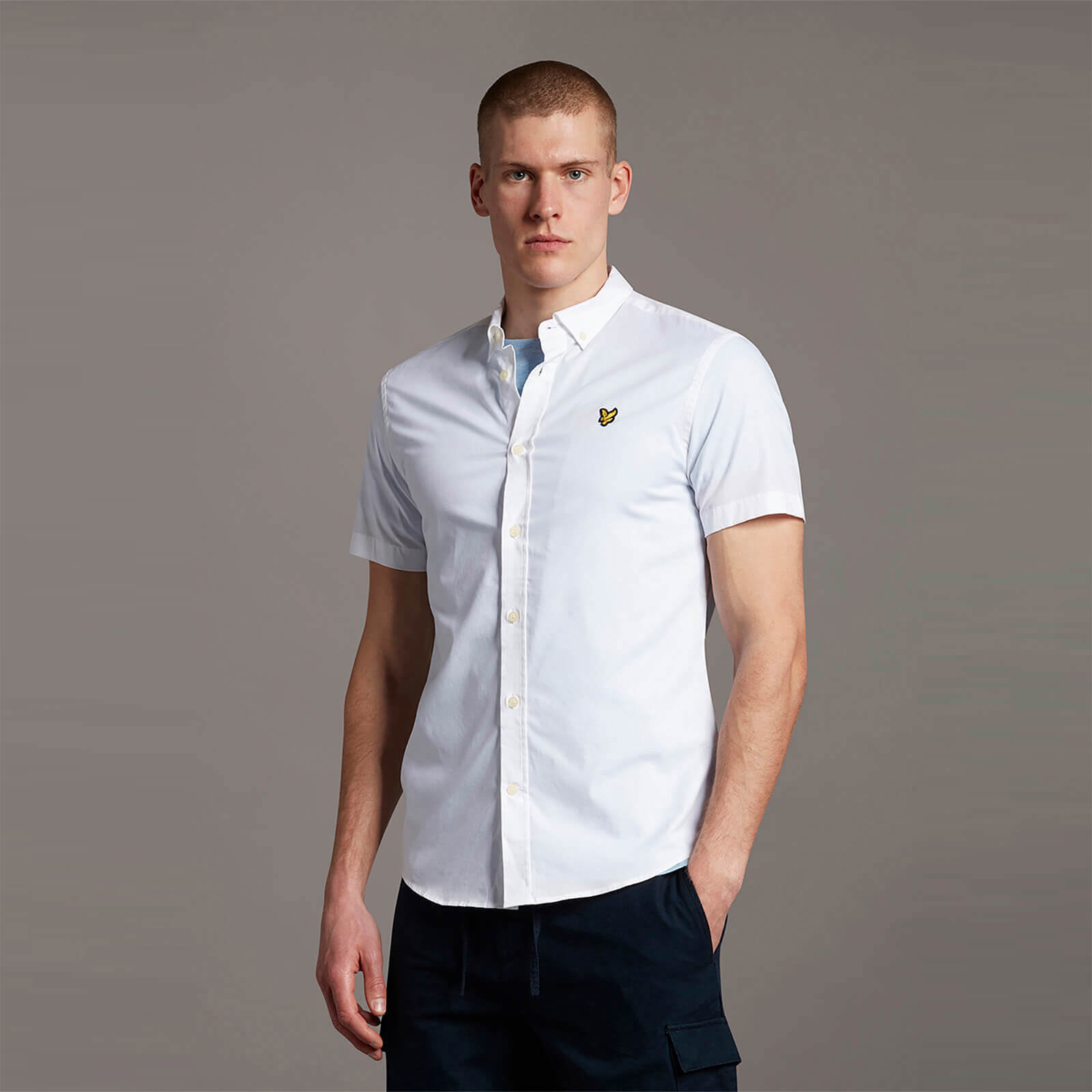 

SS Slim Stretch Shirt - White - XL