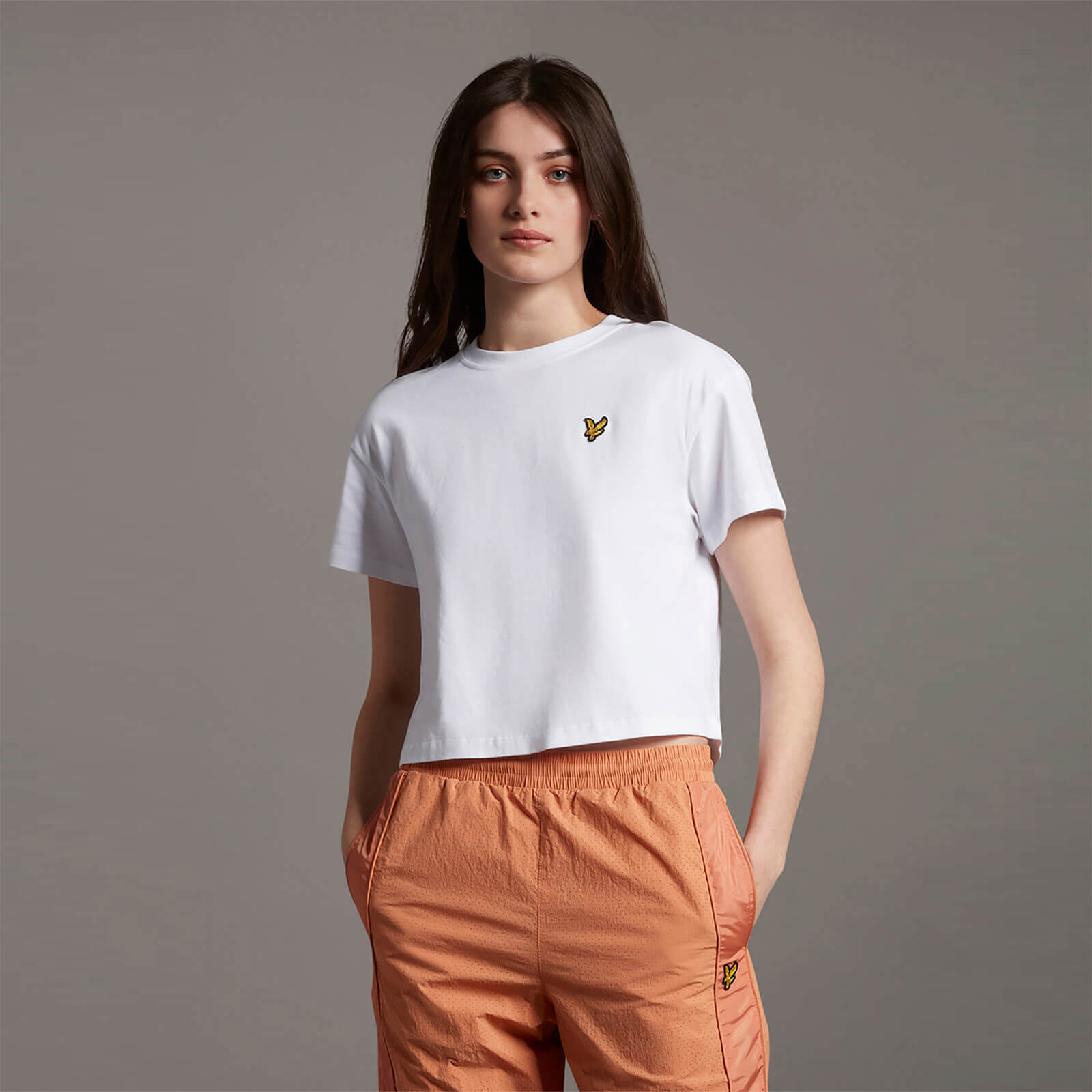 

Cropped T-shirt - White - XXL