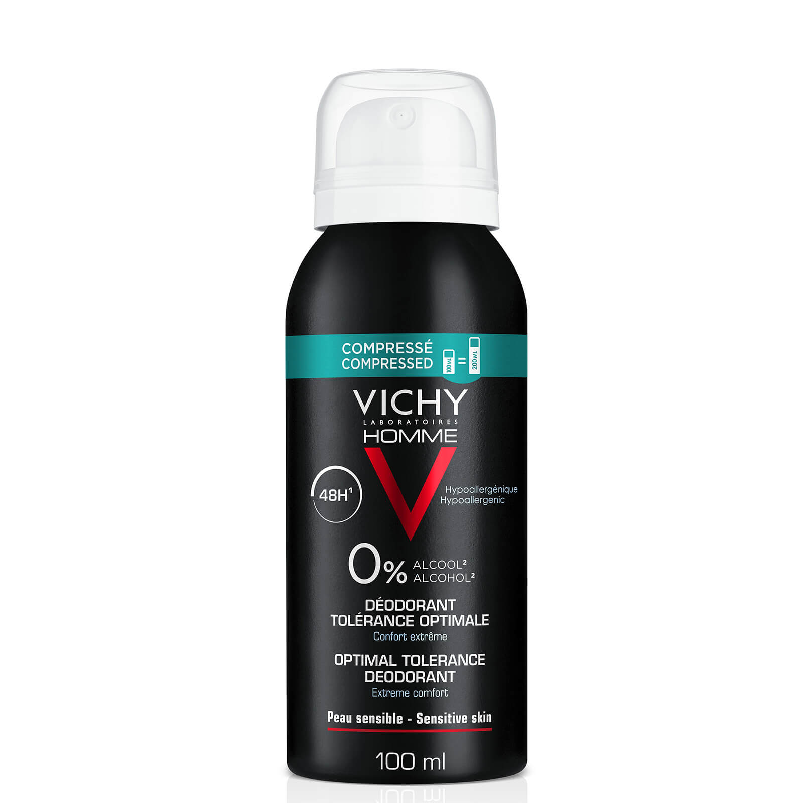 

VICHY Homme Optimal Tolerance Deodorant 48h Spray 100ml