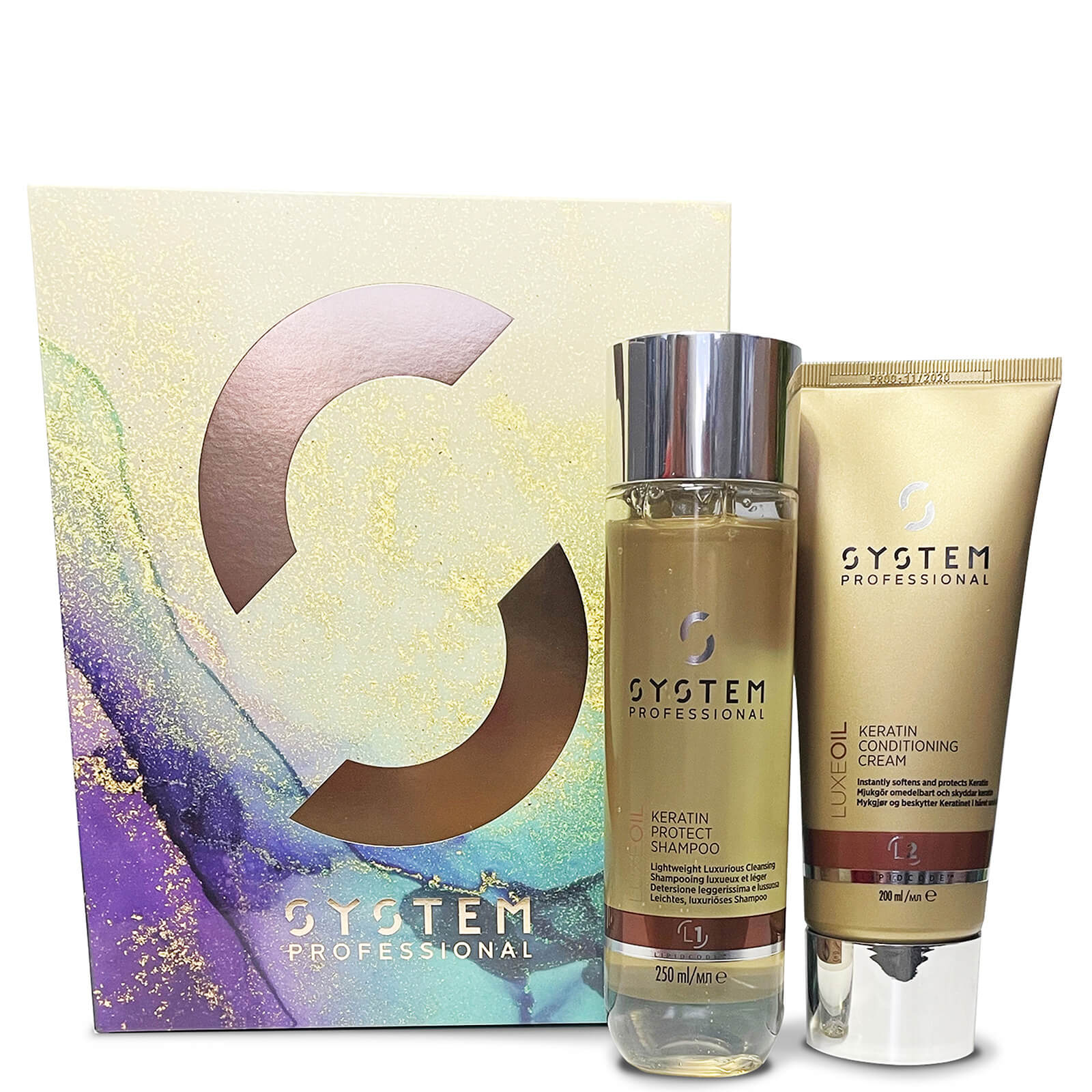 Coffret cadeau Luxeoil de System Professional