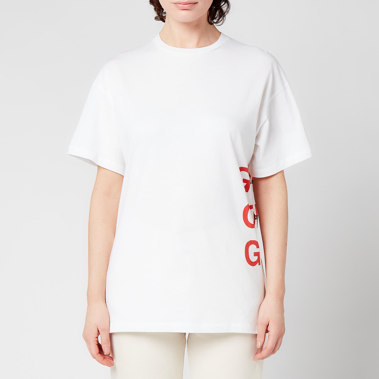 Etre Cecile Women's Good Vibes Band T-Shirt - White
