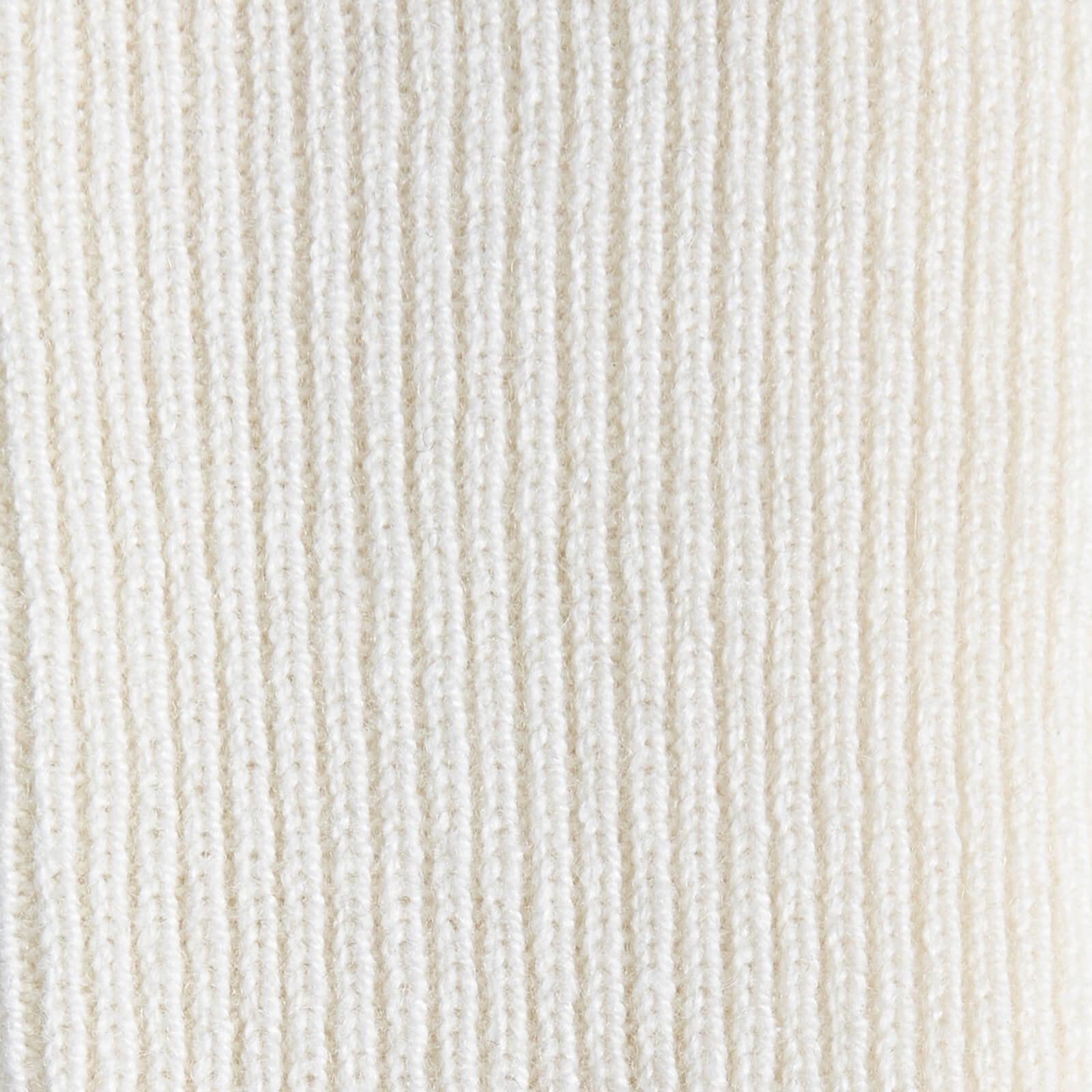 ESPA WHITE CASHMERE RIBBED KNIT SOCKS