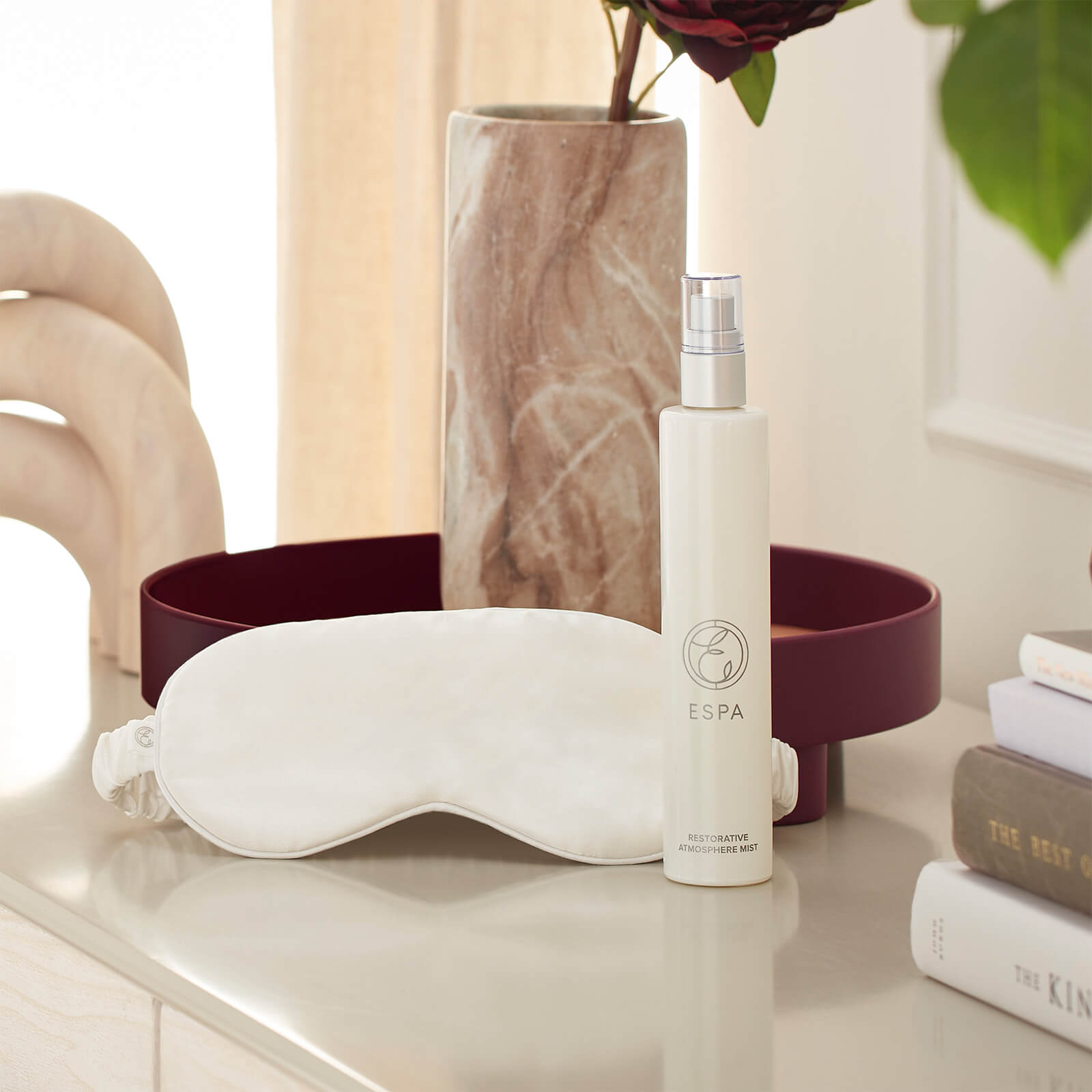 ESPA Silk Eye Mask - Pearl White