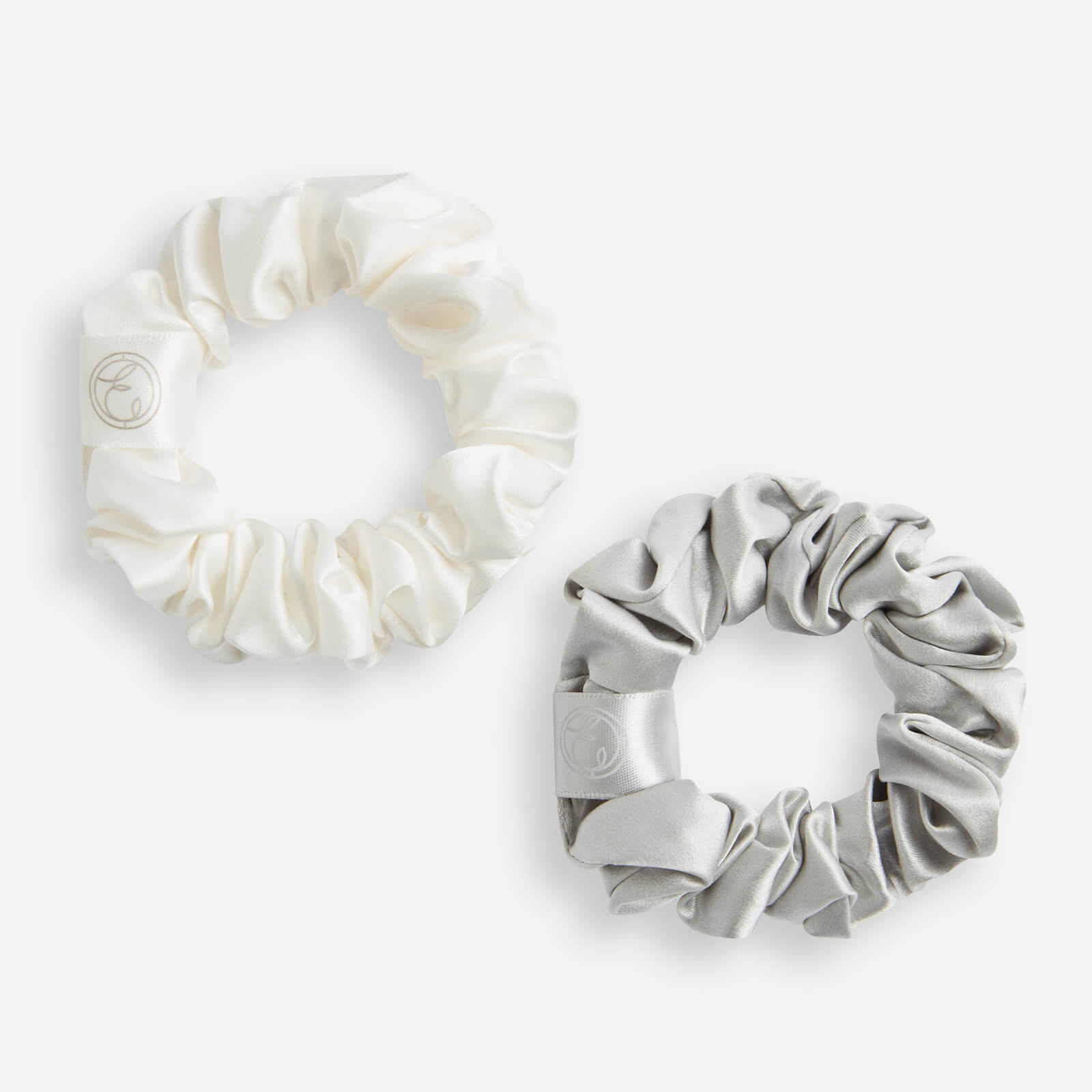 ESPA Home Silk Scrunchie – Pearl White & Moonlight Grey lookfantastic.com imagine