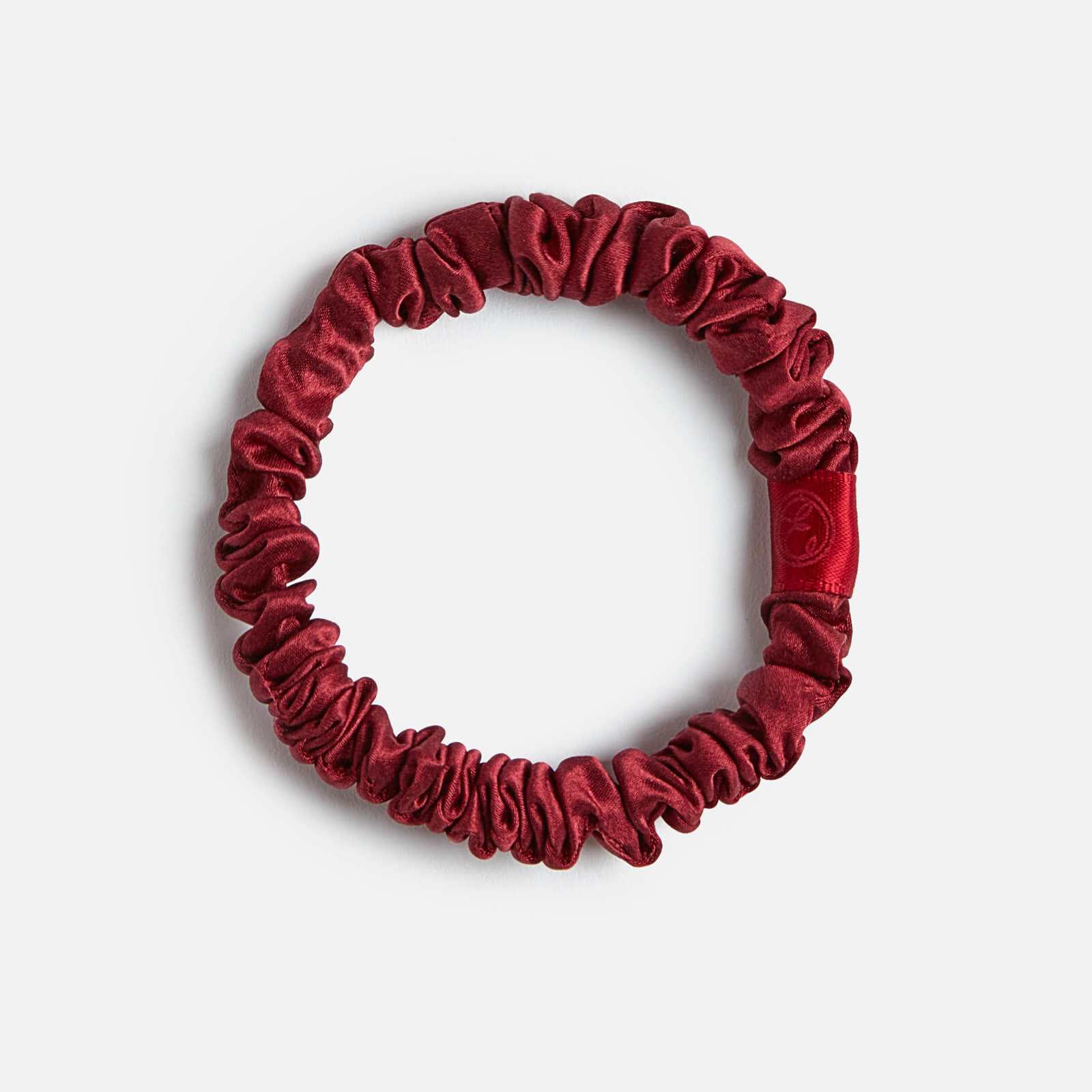 Shop Espa Silk Scrunchie In Red