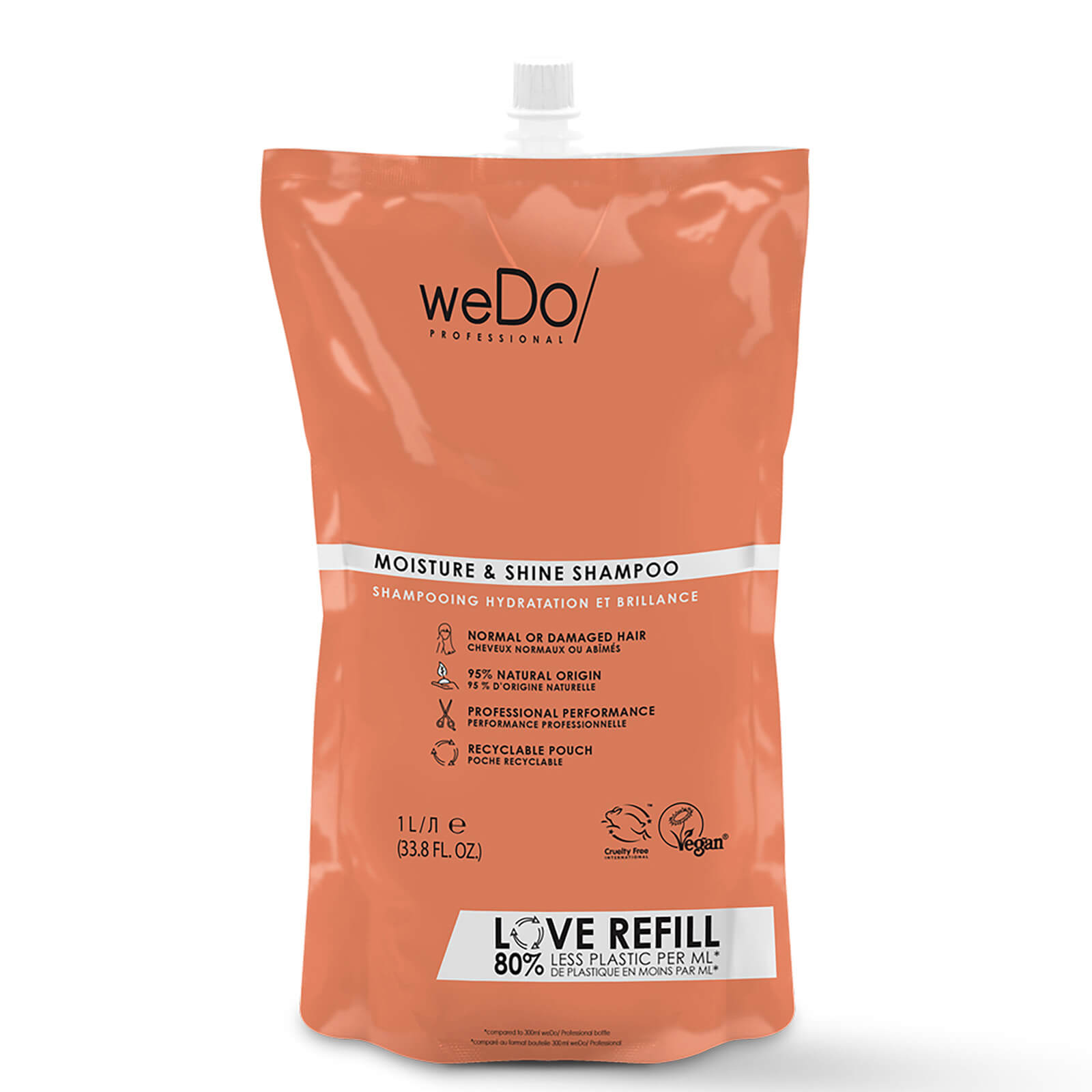 

weDo/ Professional Moisture and Shine Shampoo Pouch 1000ml
