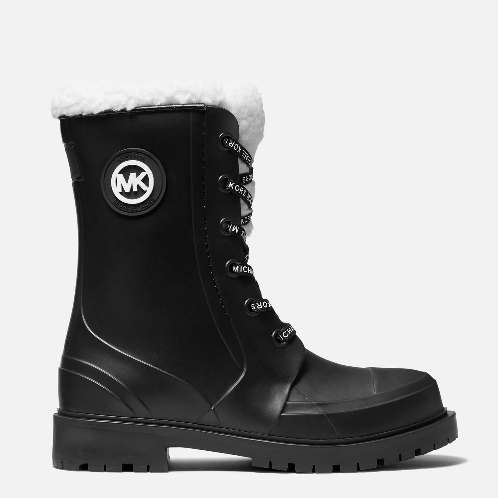 MICHAEL Michael Kors Women's Montaigne Pvc Rain Boots - Black - UK 3
