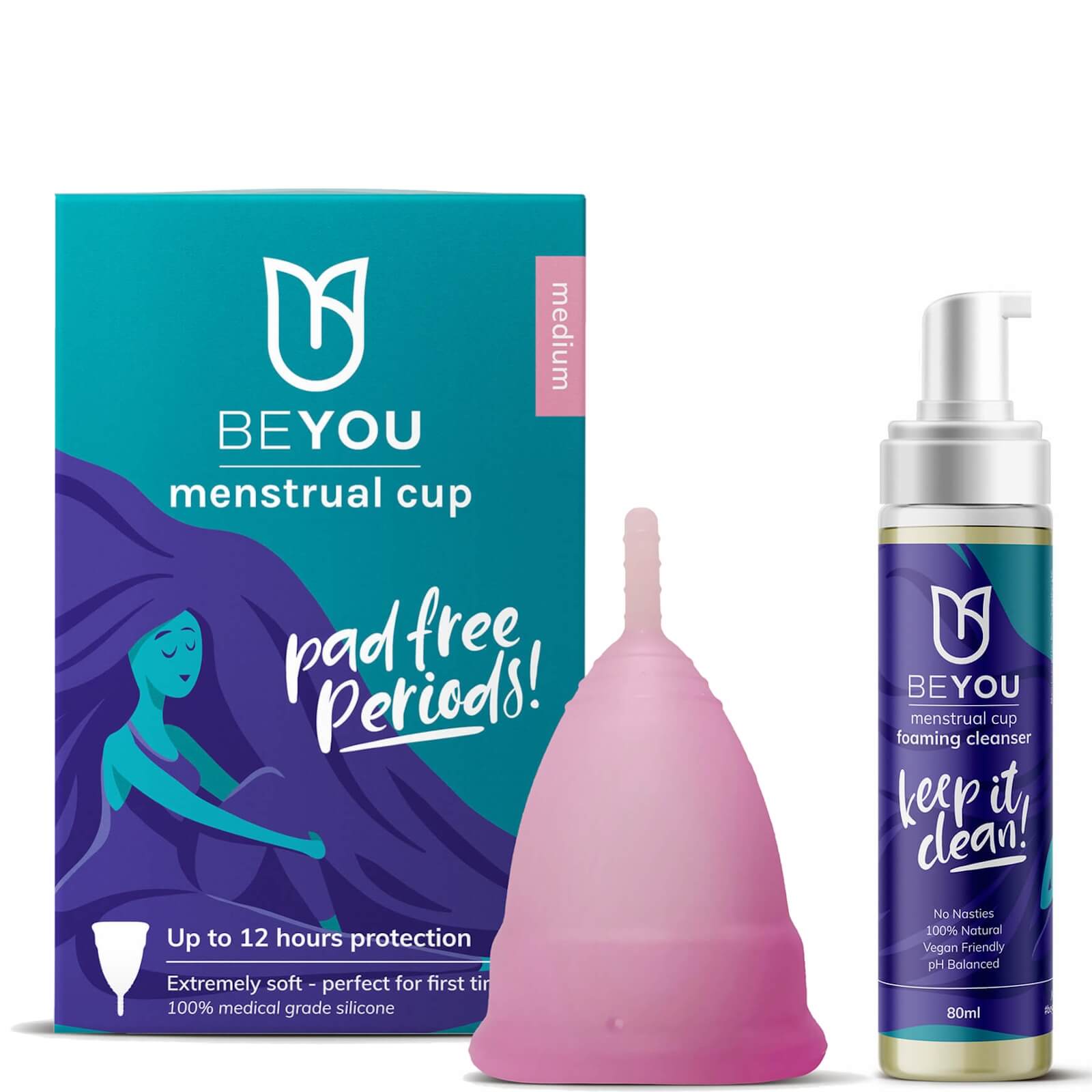 

BeYou Menstrual Cup Starter Kit - Medium
