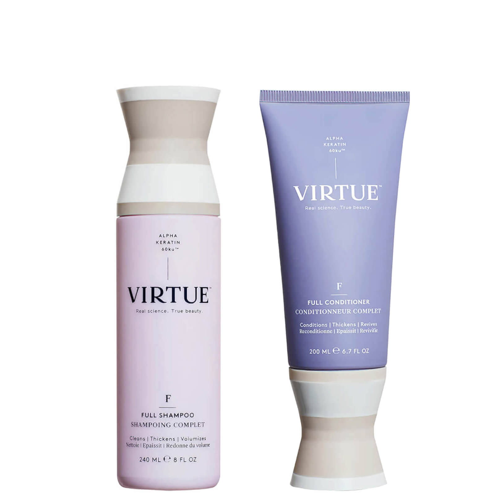 Photos - Hair Product VIRTUE Full Shampoo and Conditioner VIRTFULL