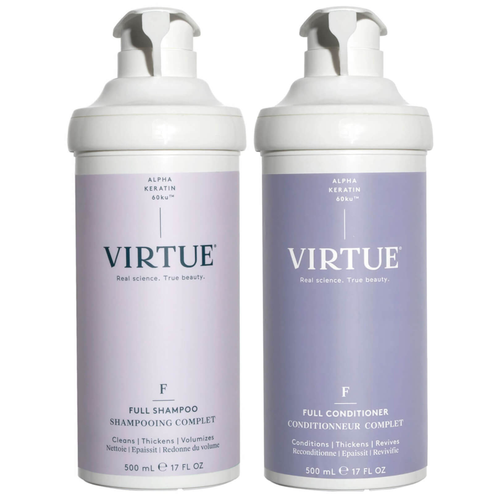 VIRTUE Full Shampoo and Conditioner (2 x 500ml)