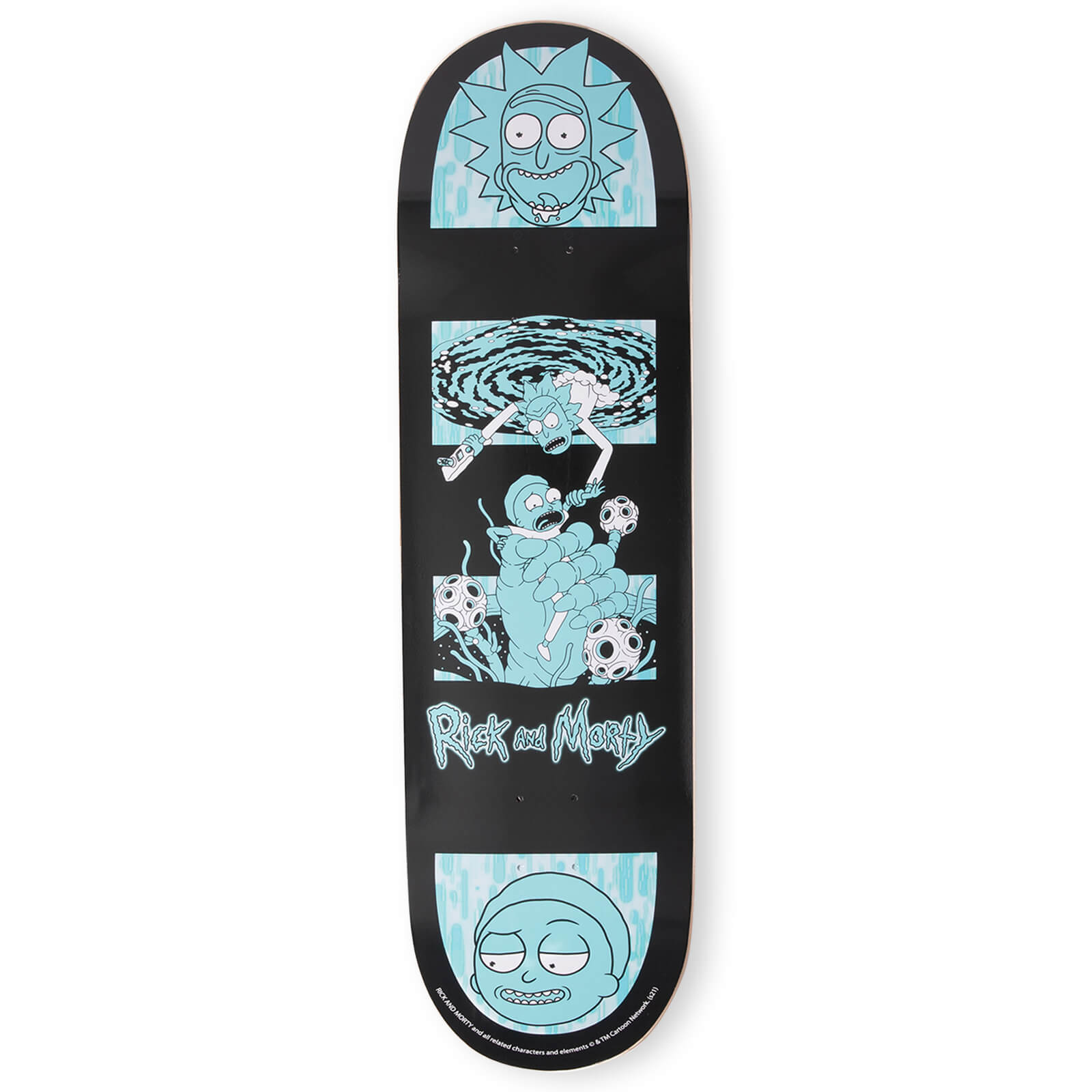 Rick And Morty DUST! Exclusive SkateBoard Deck - Portal Reach
