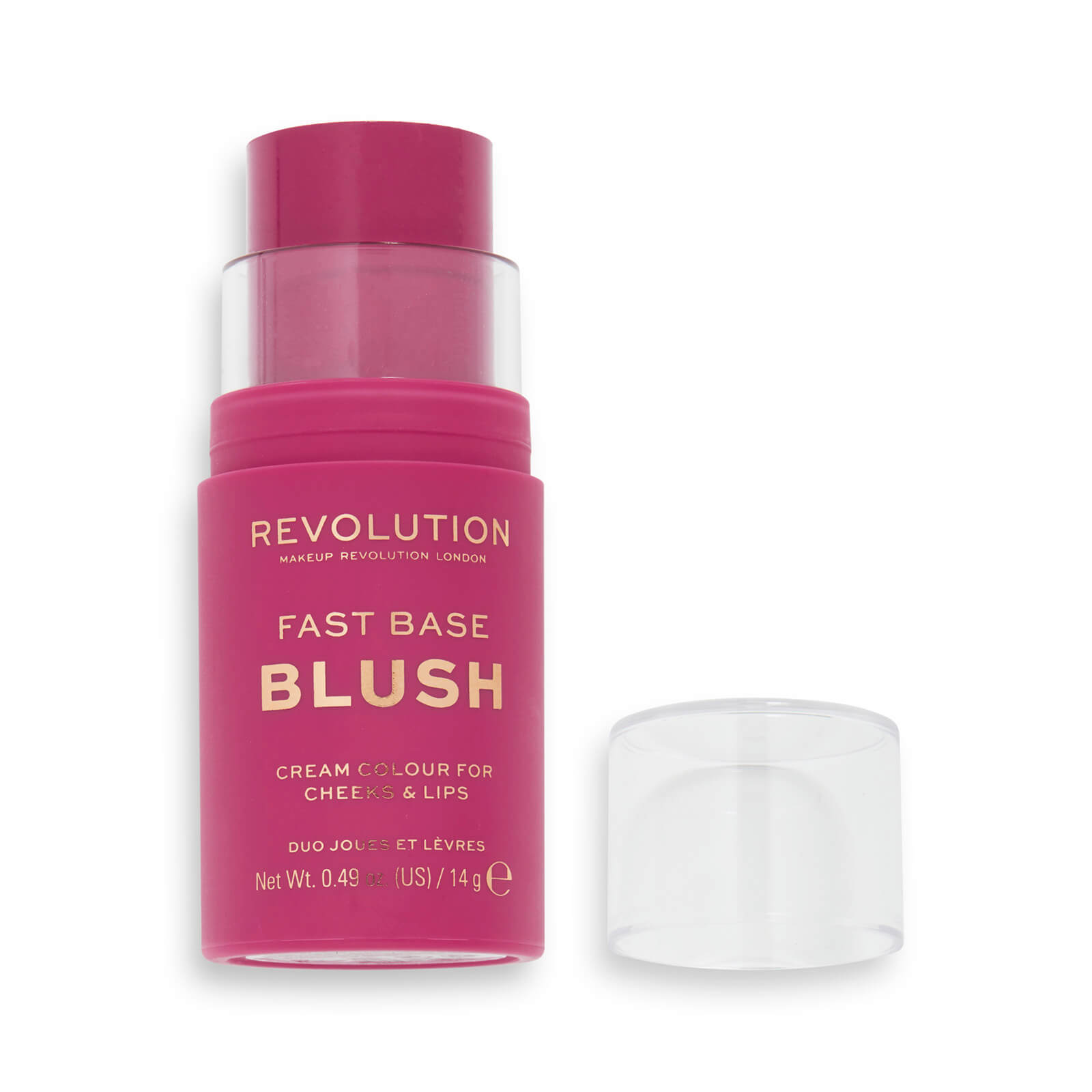 Makeup Revolution Fast Base Blush Stick 14g (Various Shades) - Raspberry